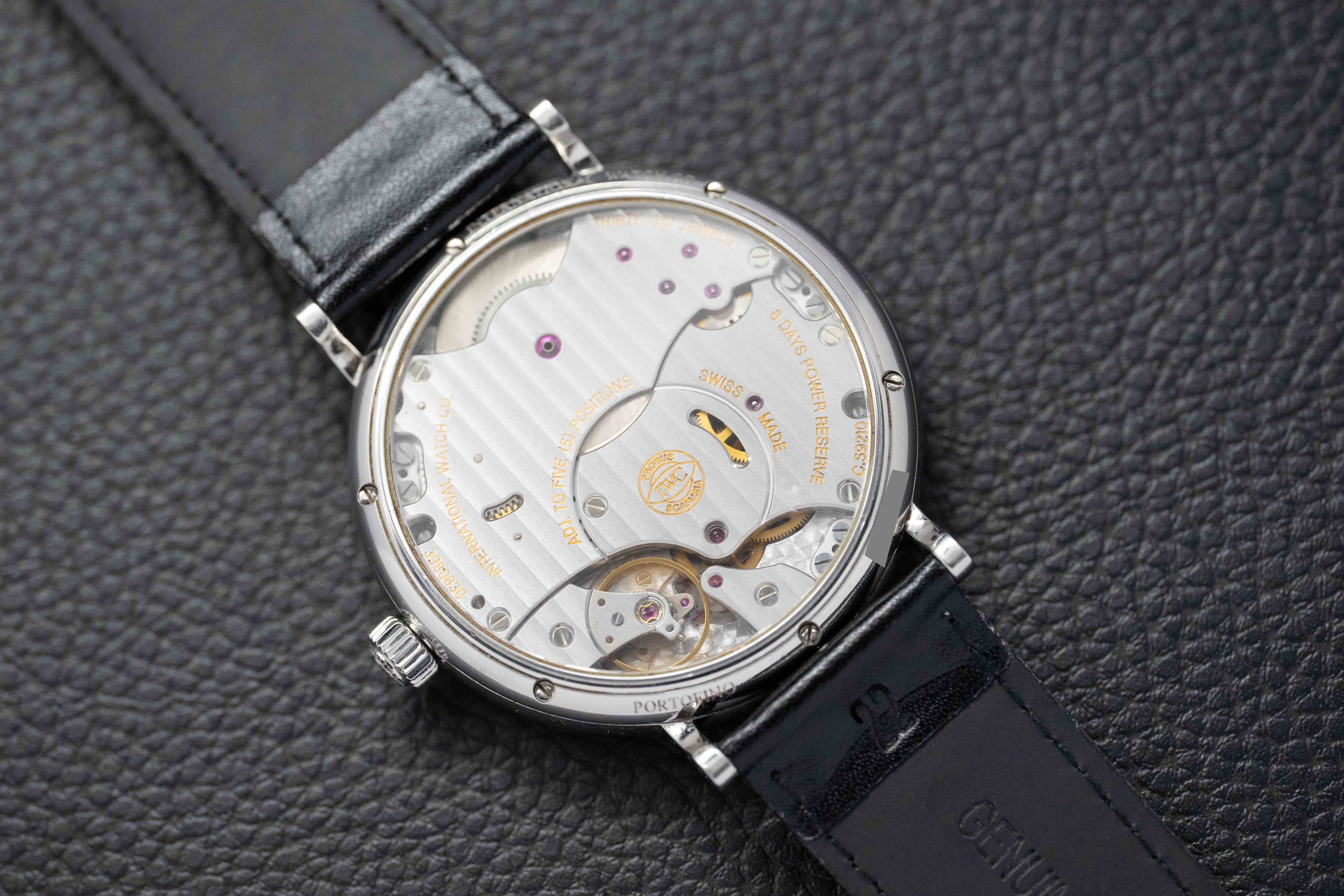 IWC Portofino IW510102 Black 8 Days 2016 Papers