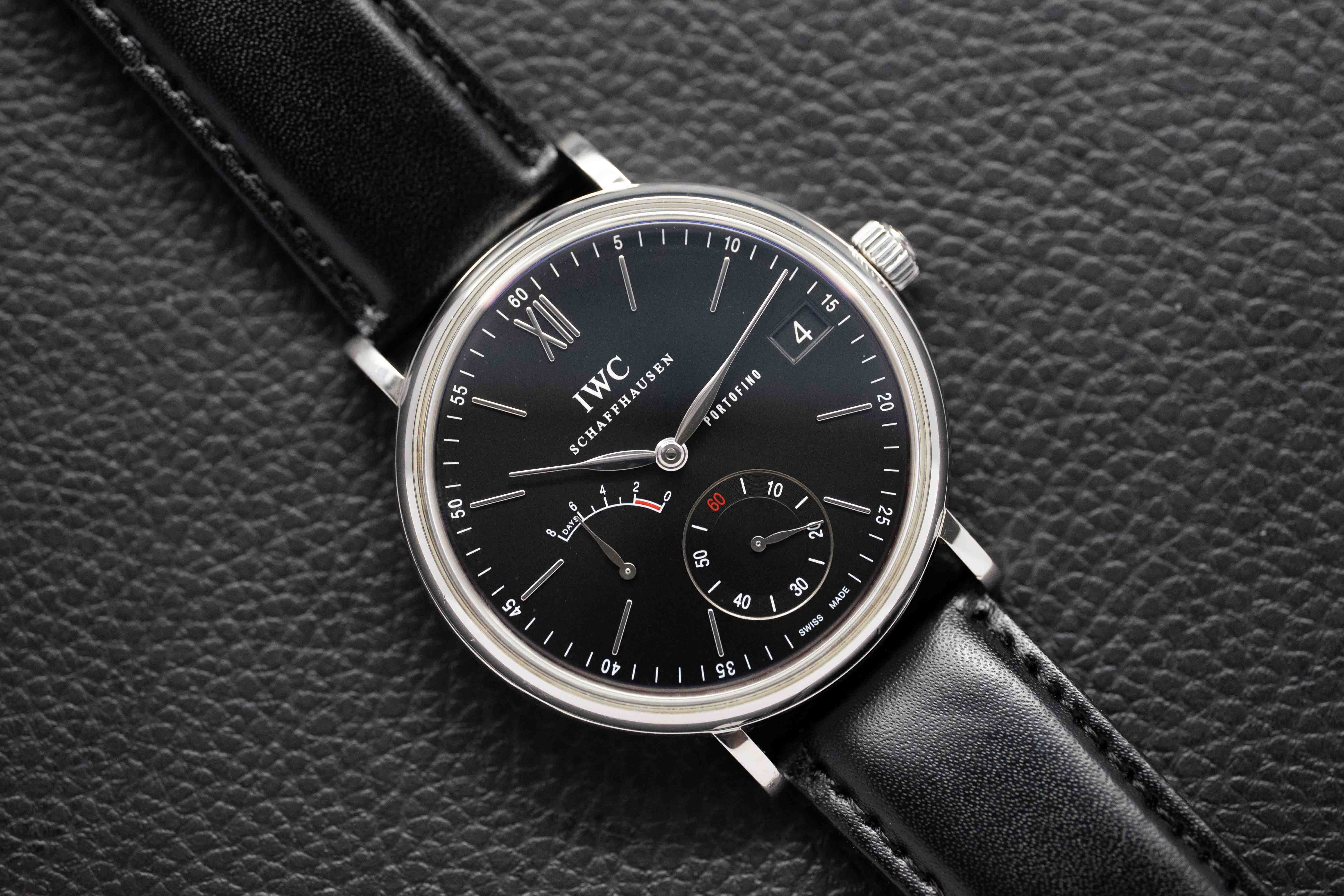 IWC Portofino IW510102 Black 8 Days 2016 Papers