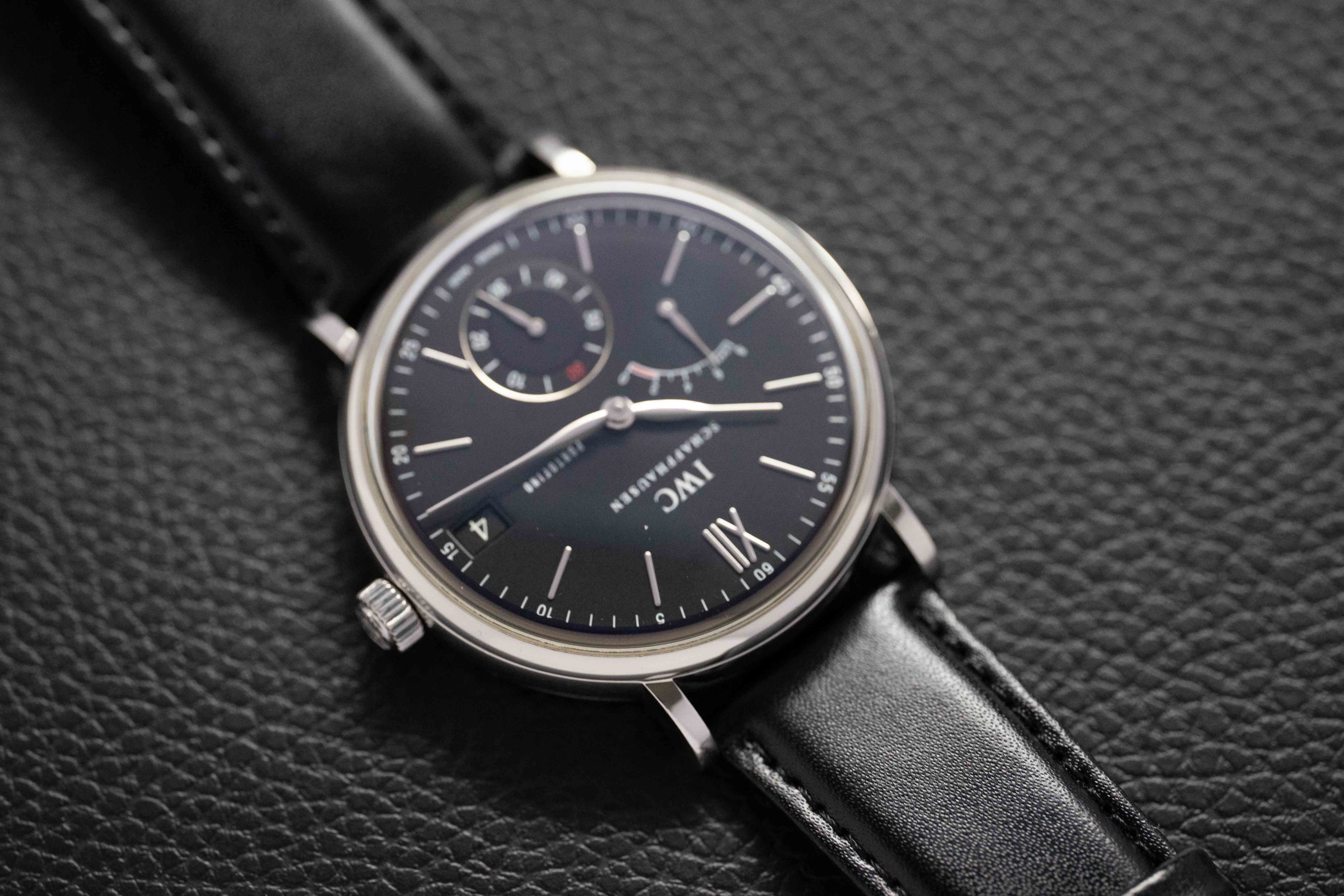 IWC Portofino IW510102 Black 8 Days 2016 Papers