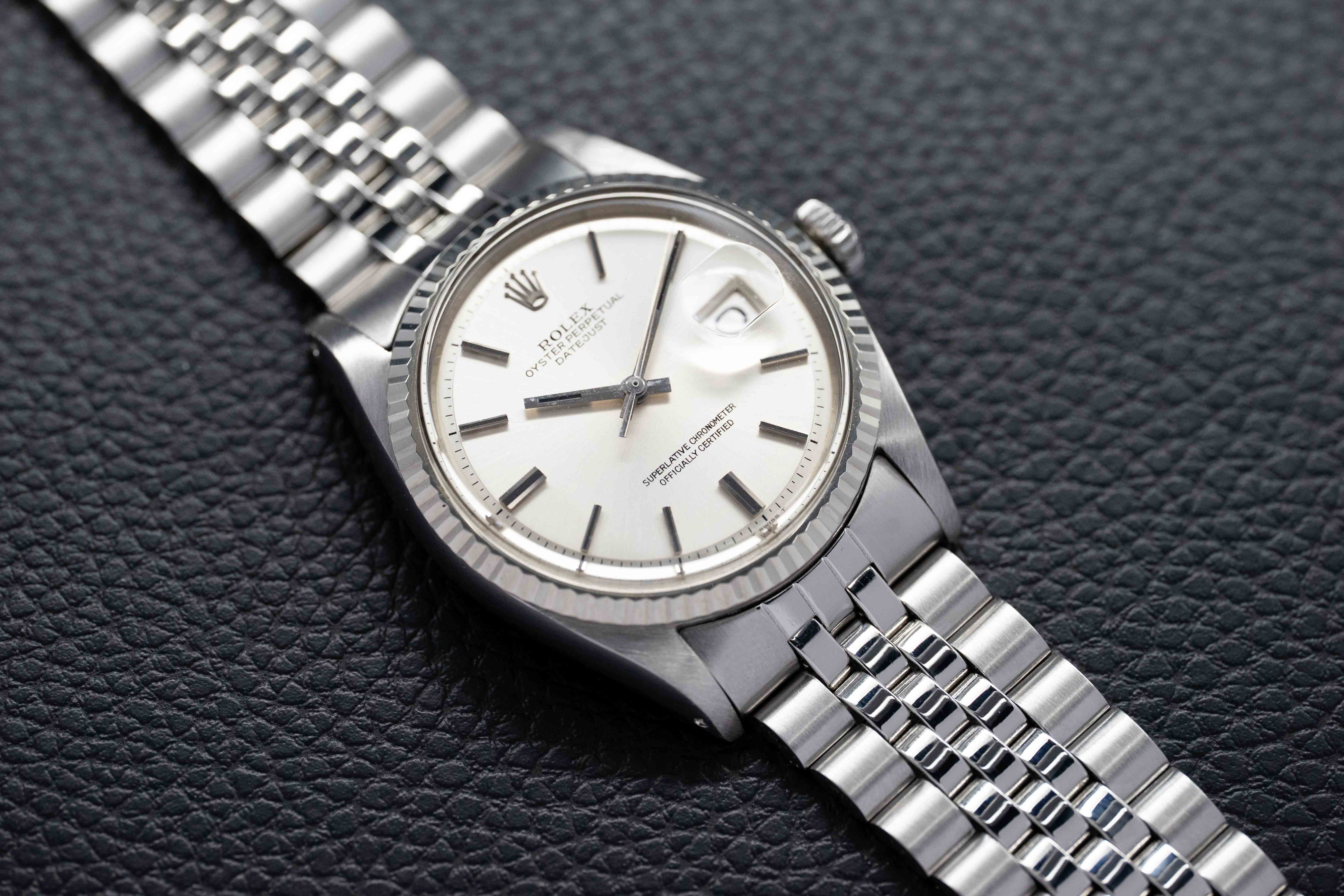 Rolex Datejust 1601 Silver Dial 1970
