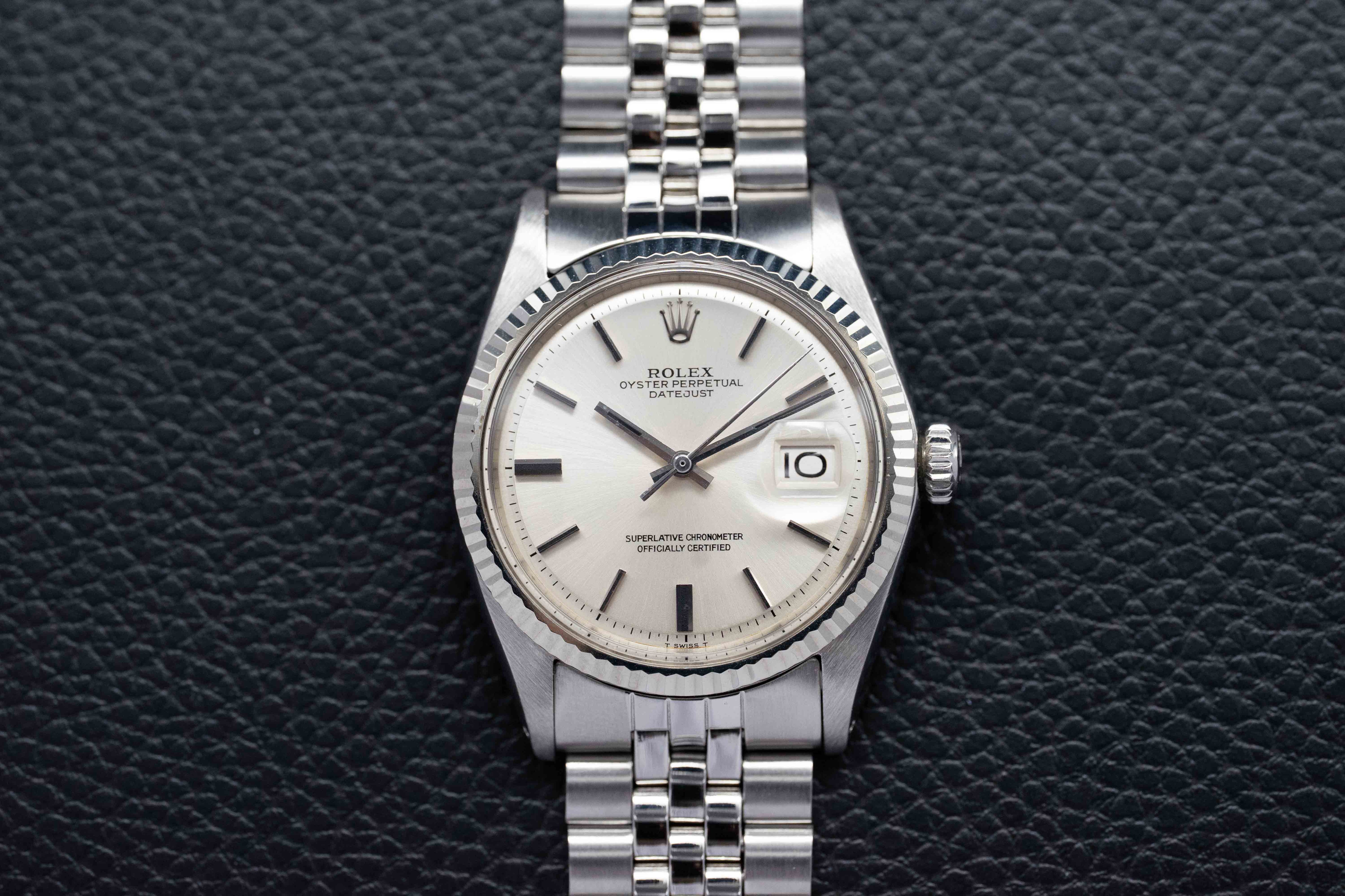Rolex Datejust 1601 Silver Dial 1970