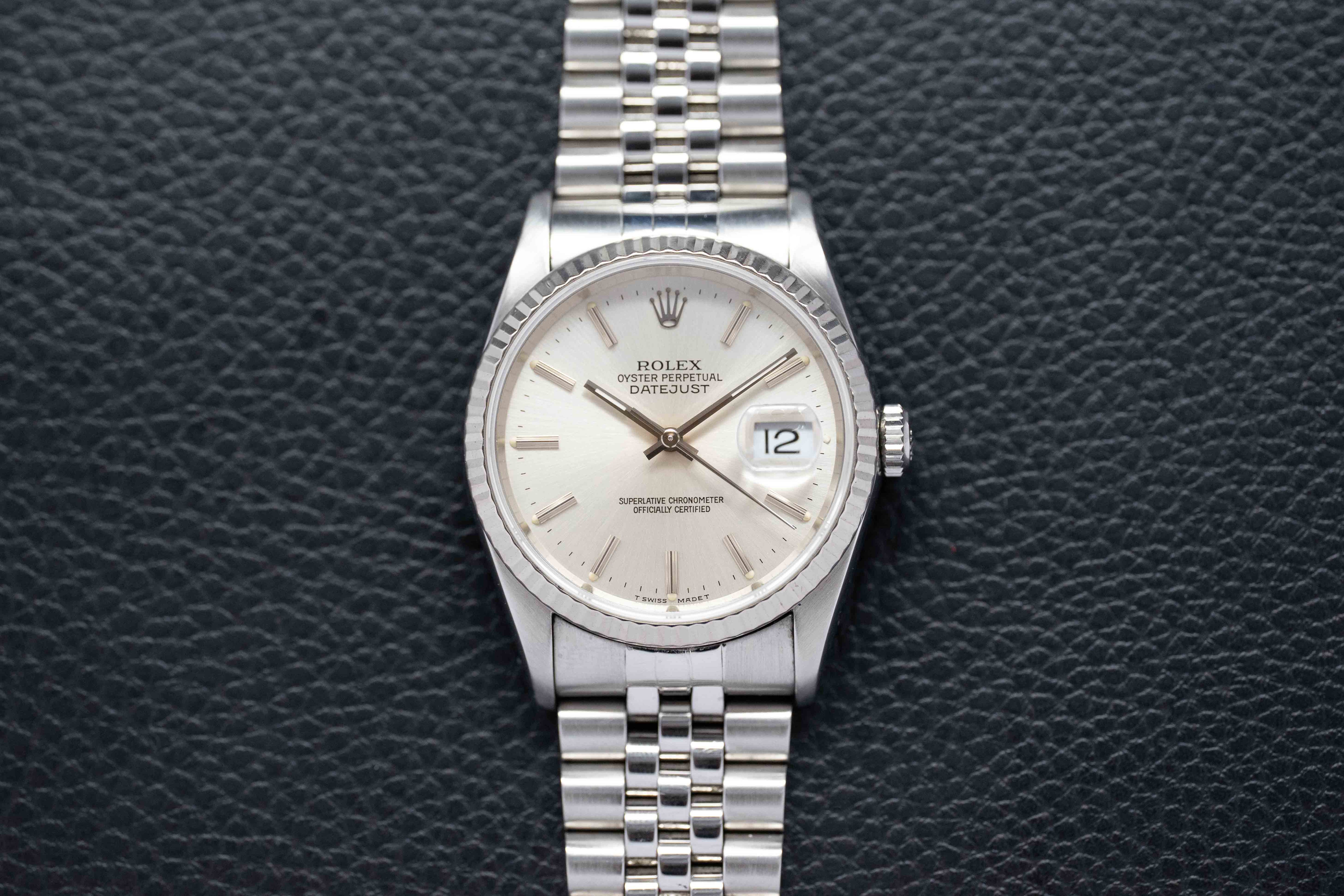 Rolex Datejust 16234 Silver Dial 1996