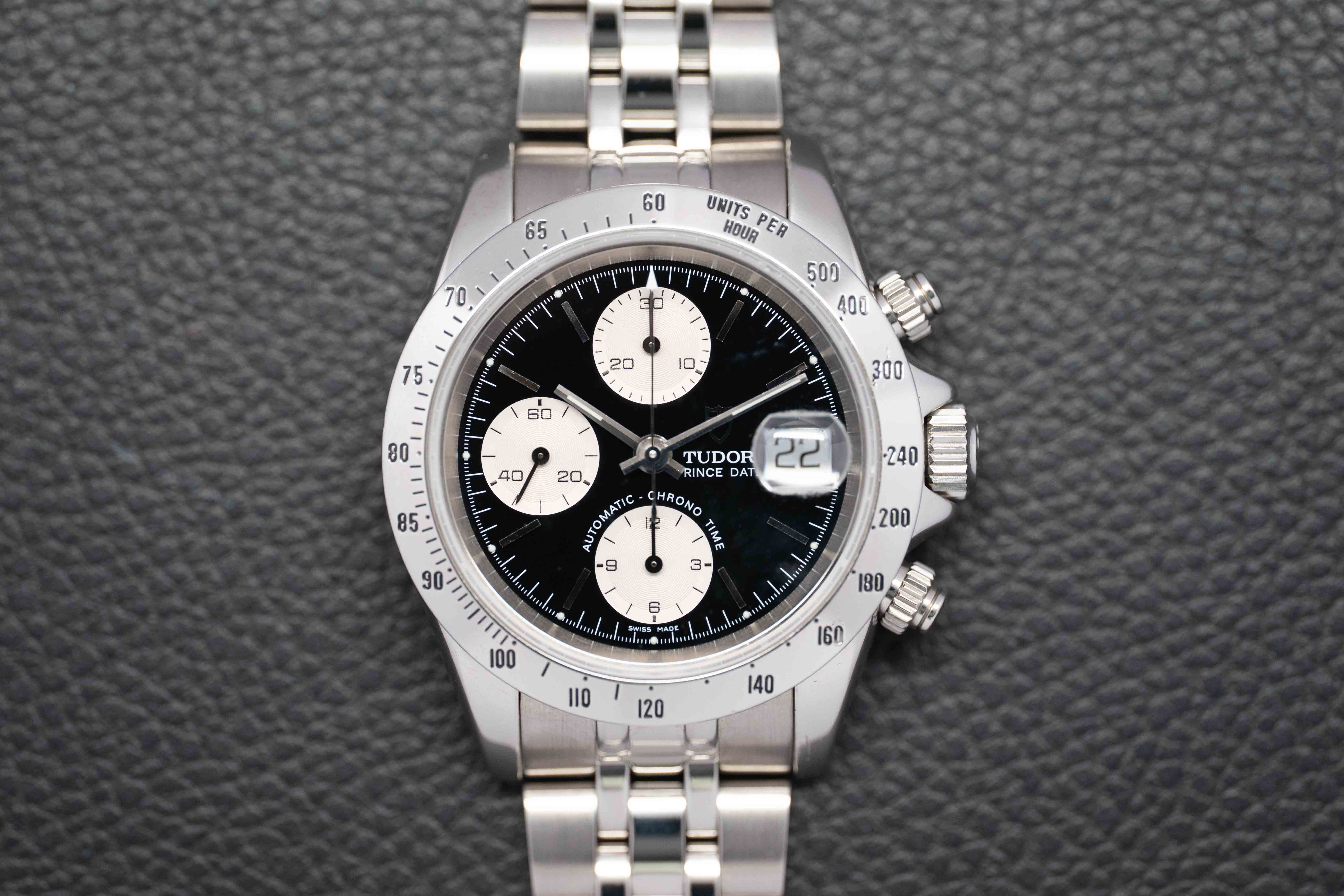 Tudor Oysterdate Small Block 79280 Silver Dial Papers 2003