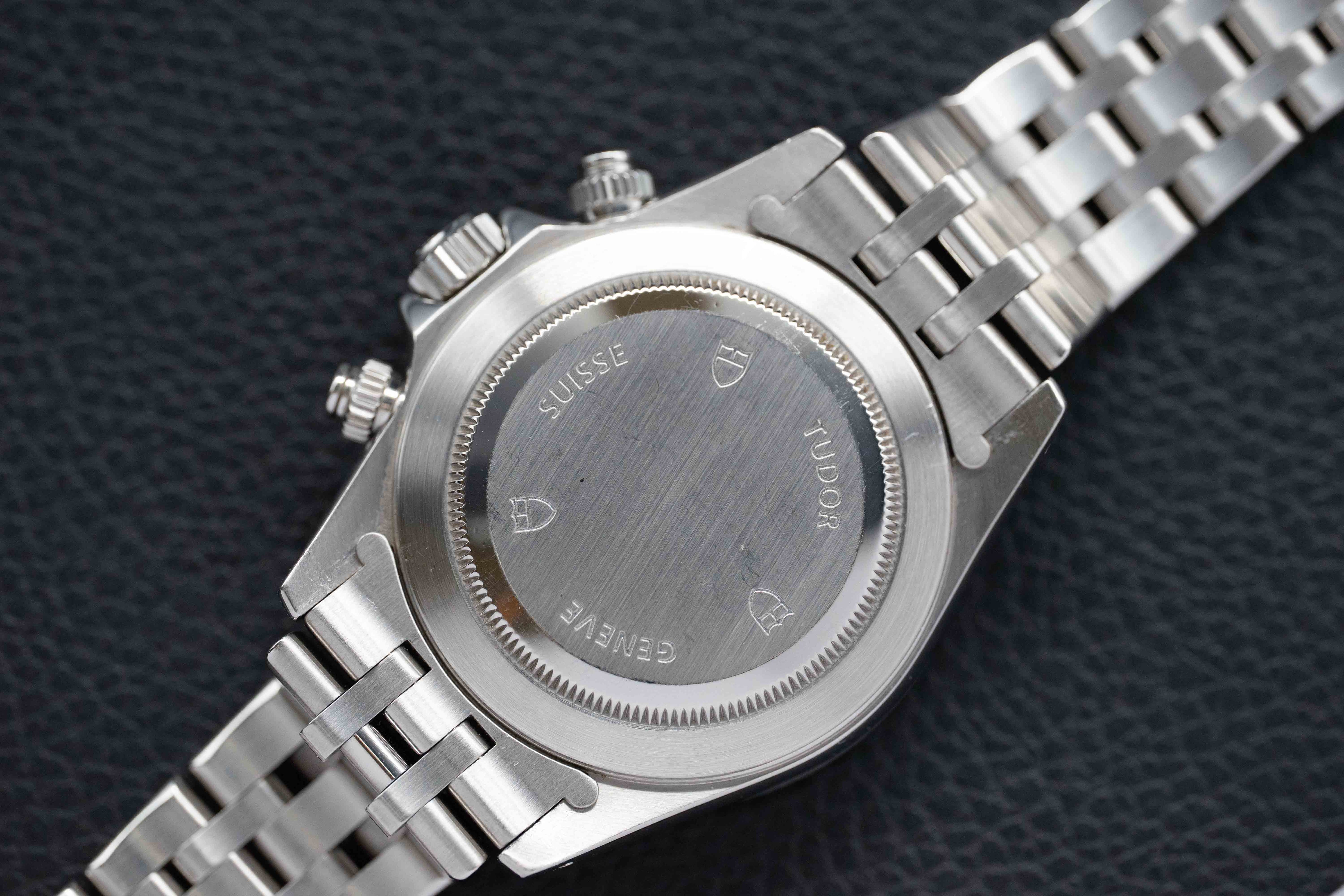 Tudor Oysterdate Small Block 79280 Silver Dial Papers 2003