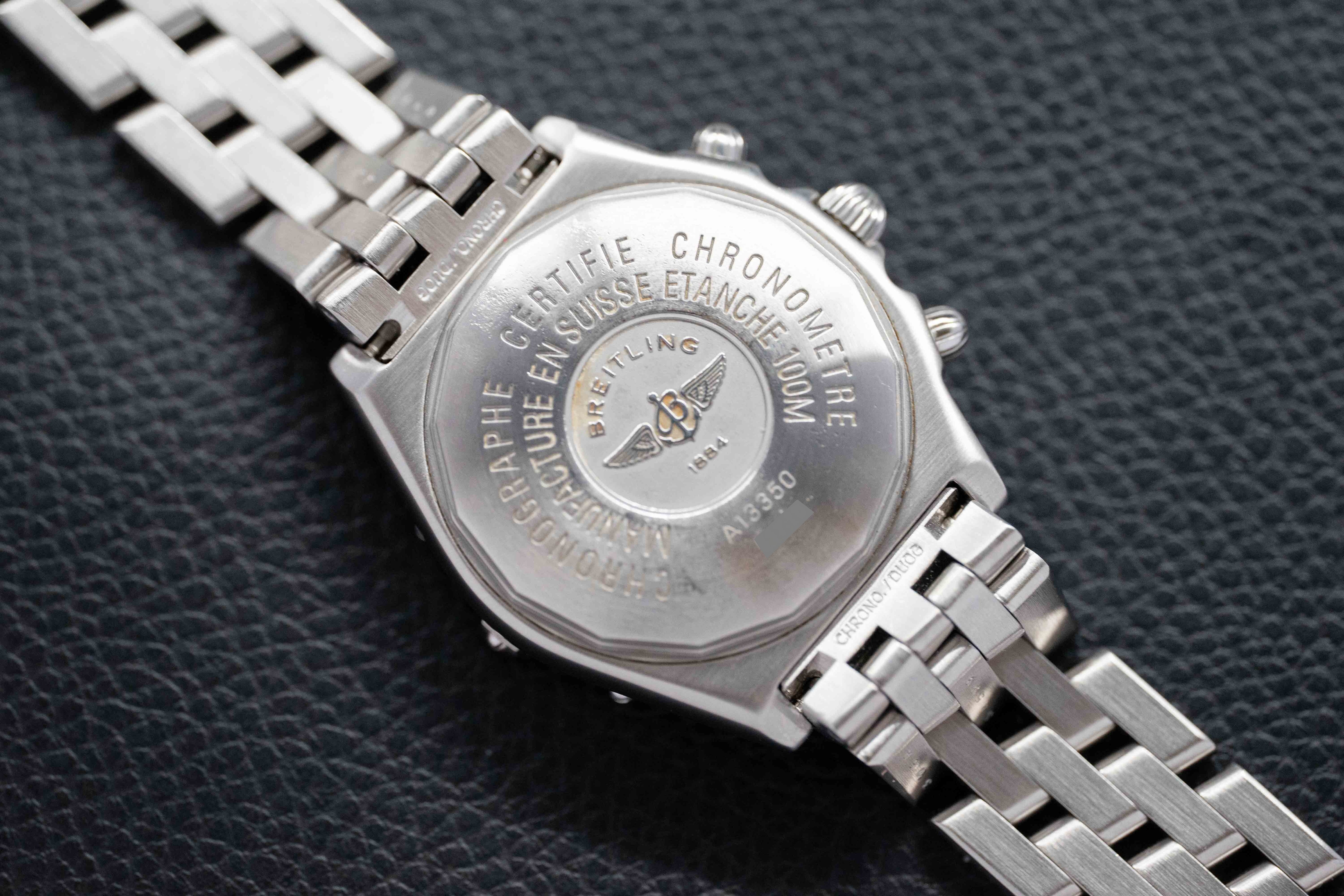 Breitling Chronomat A13350 Grey Dial 2000 Papers