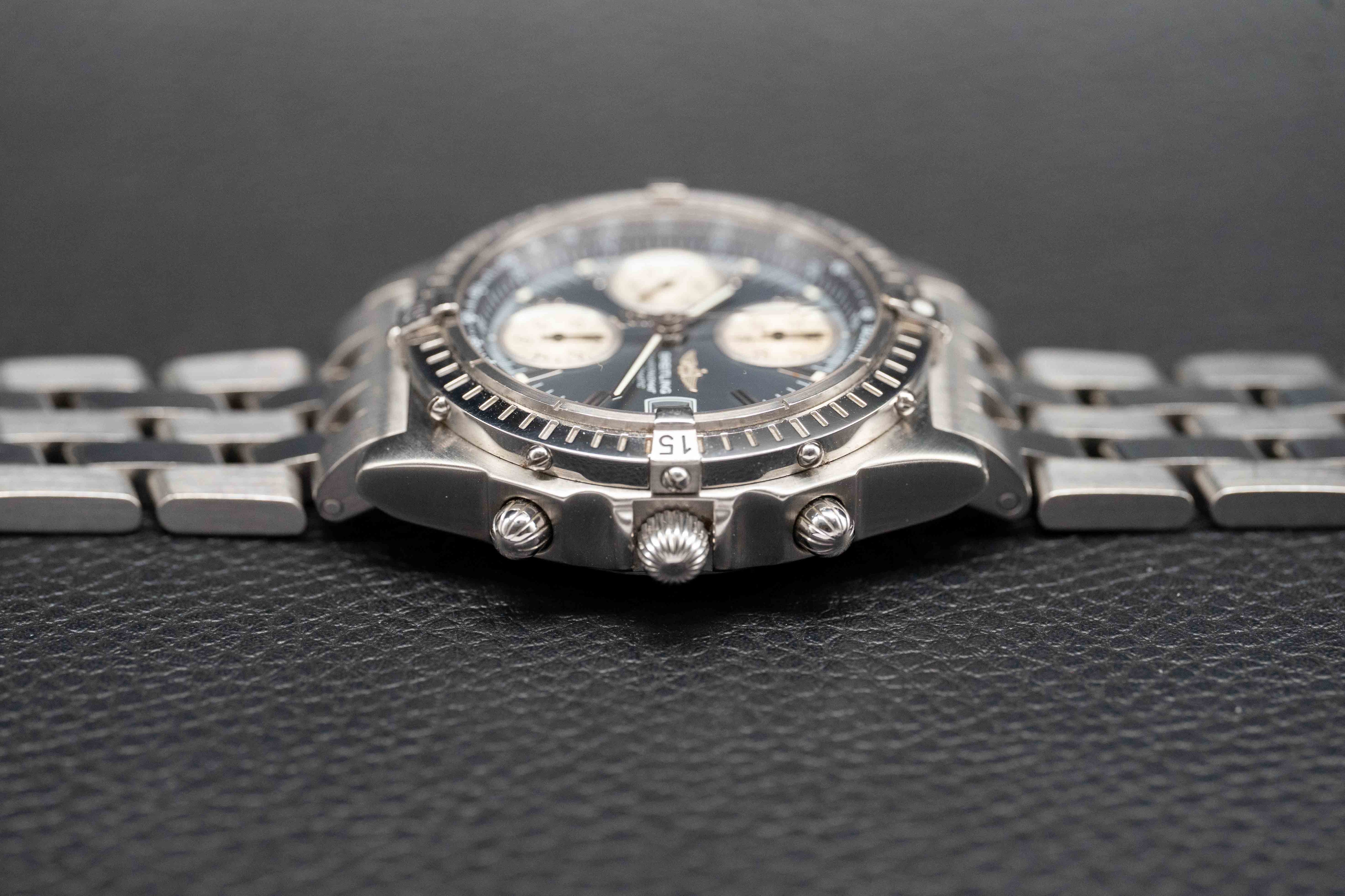 Breitling Chronomat A13350 Grey Dial 2000 Papers