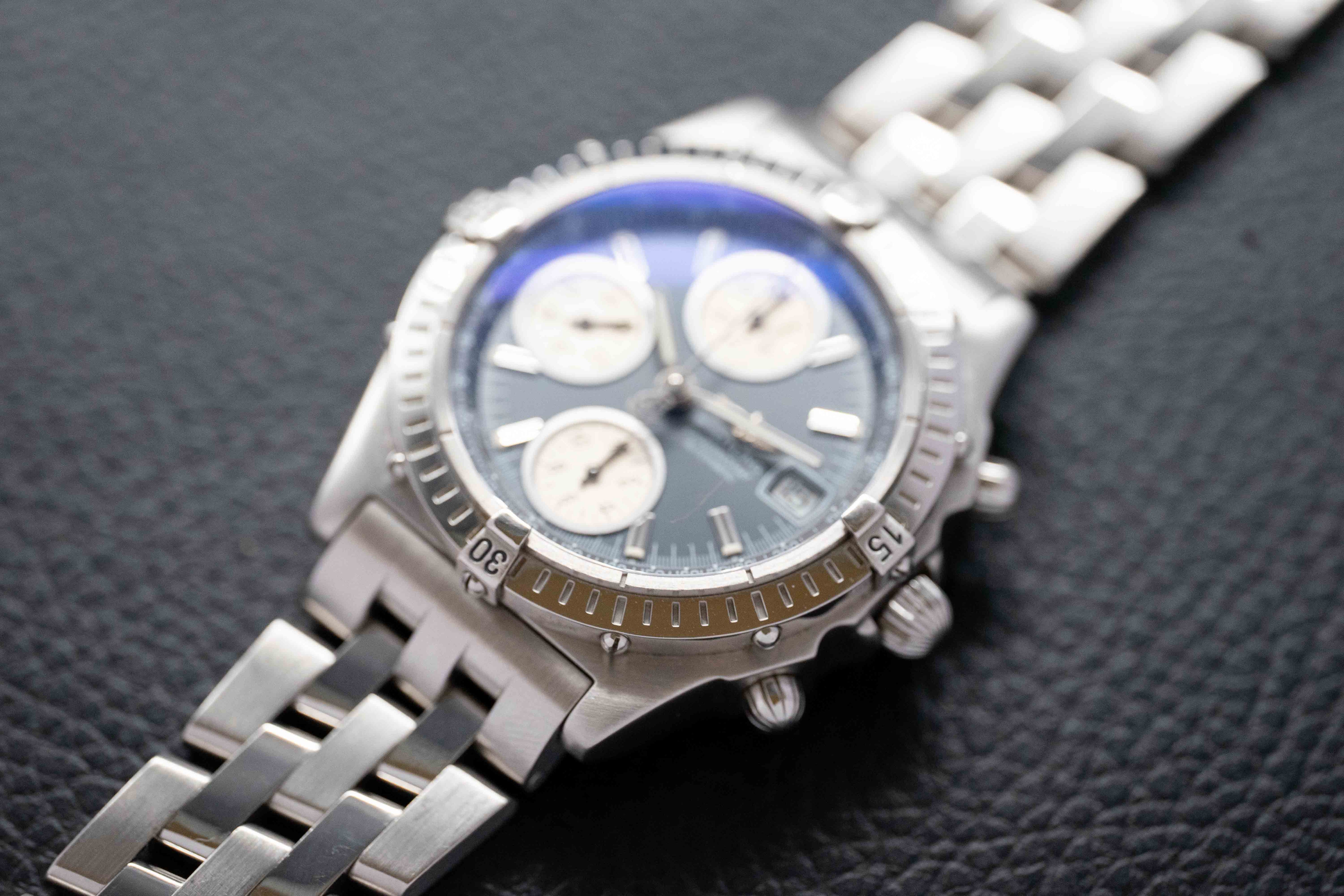Breitling Chronomat A13350 Grey Dial 2000 Papers