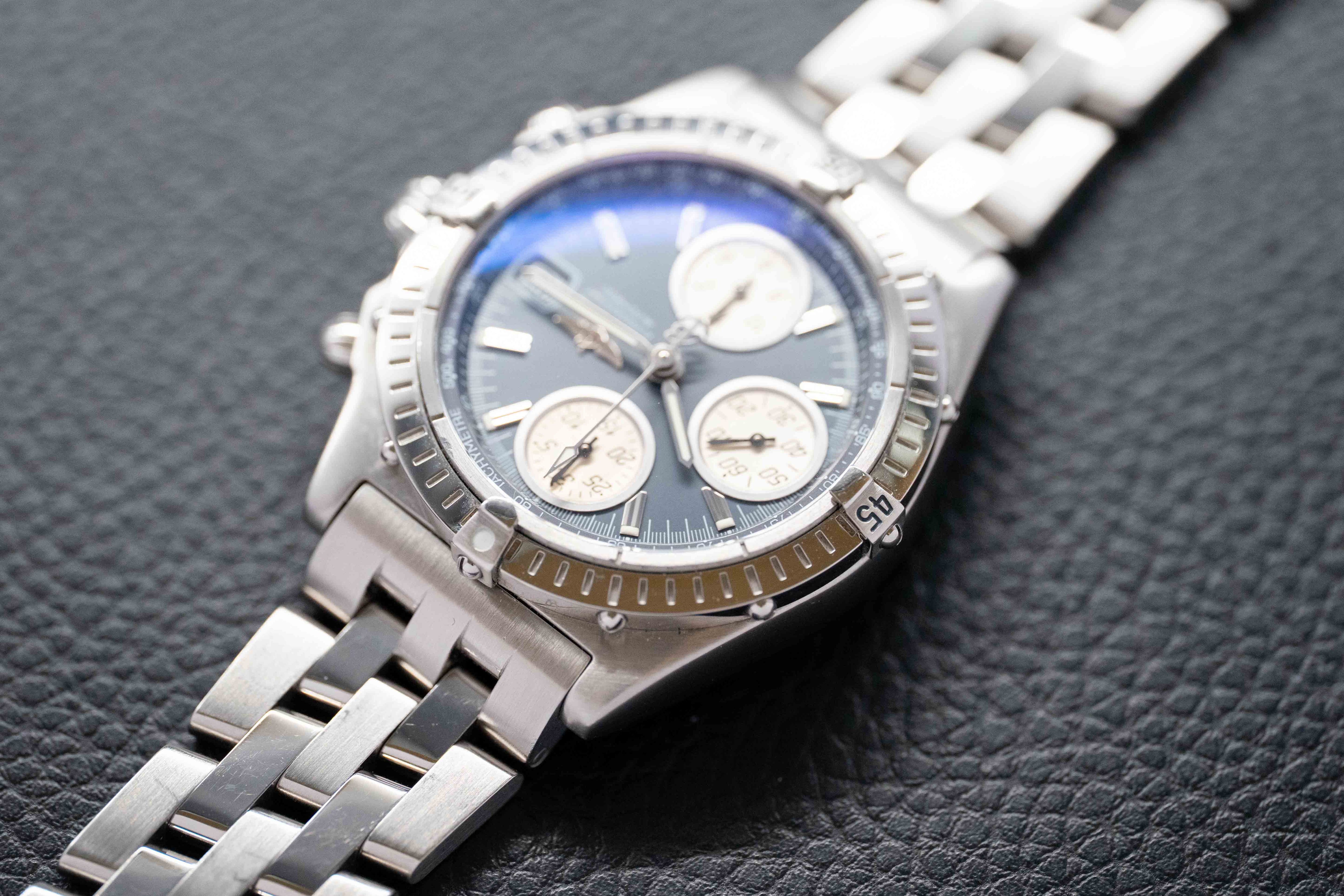 Breitling Chronomat A13350 Grey Dial 2000 Papers
