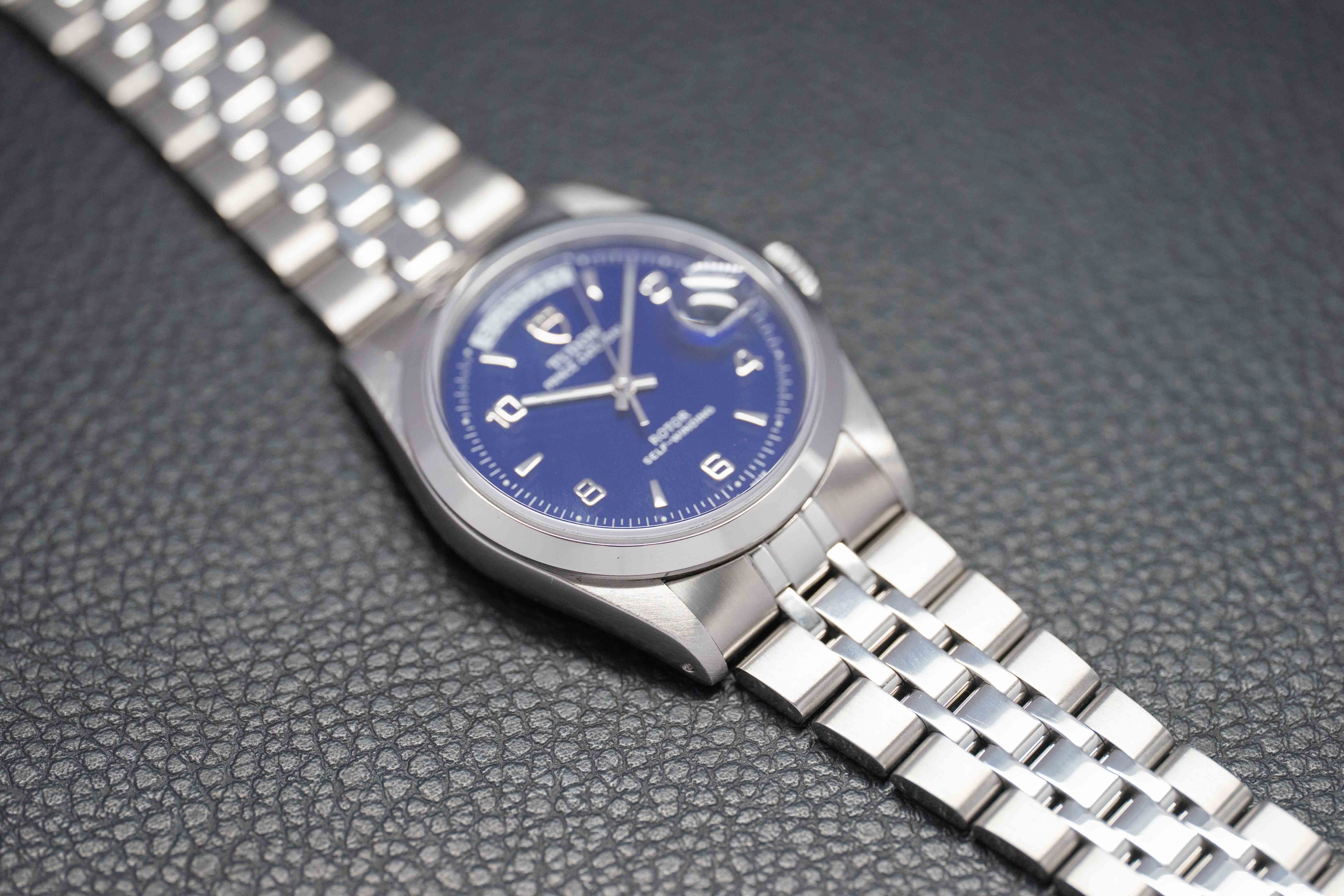 Tudor Prince Date-Day 76200 Blue Dial 2010