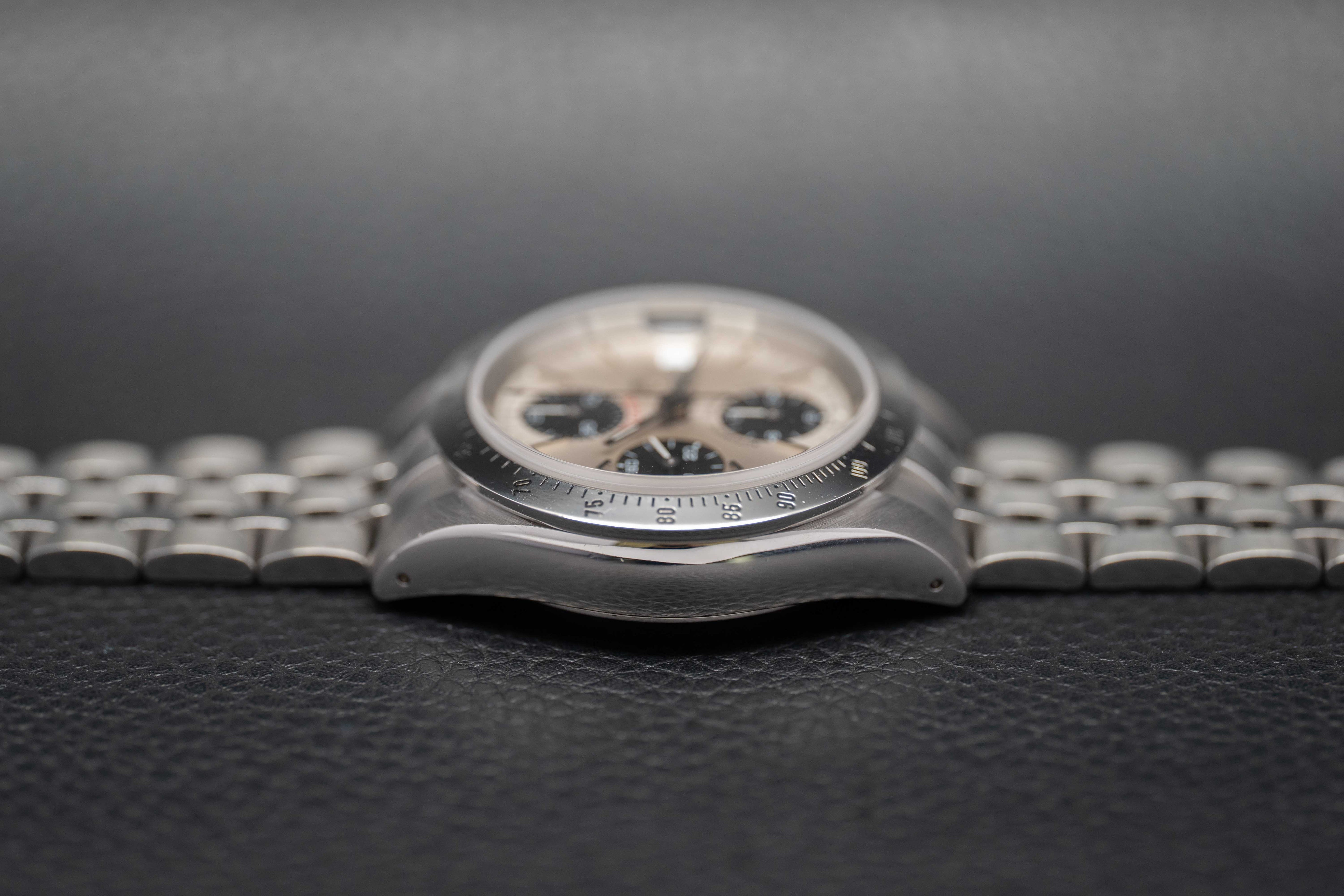 Tudor Oysterdate Small Block 79280 Esfera Plata 2003 Panda