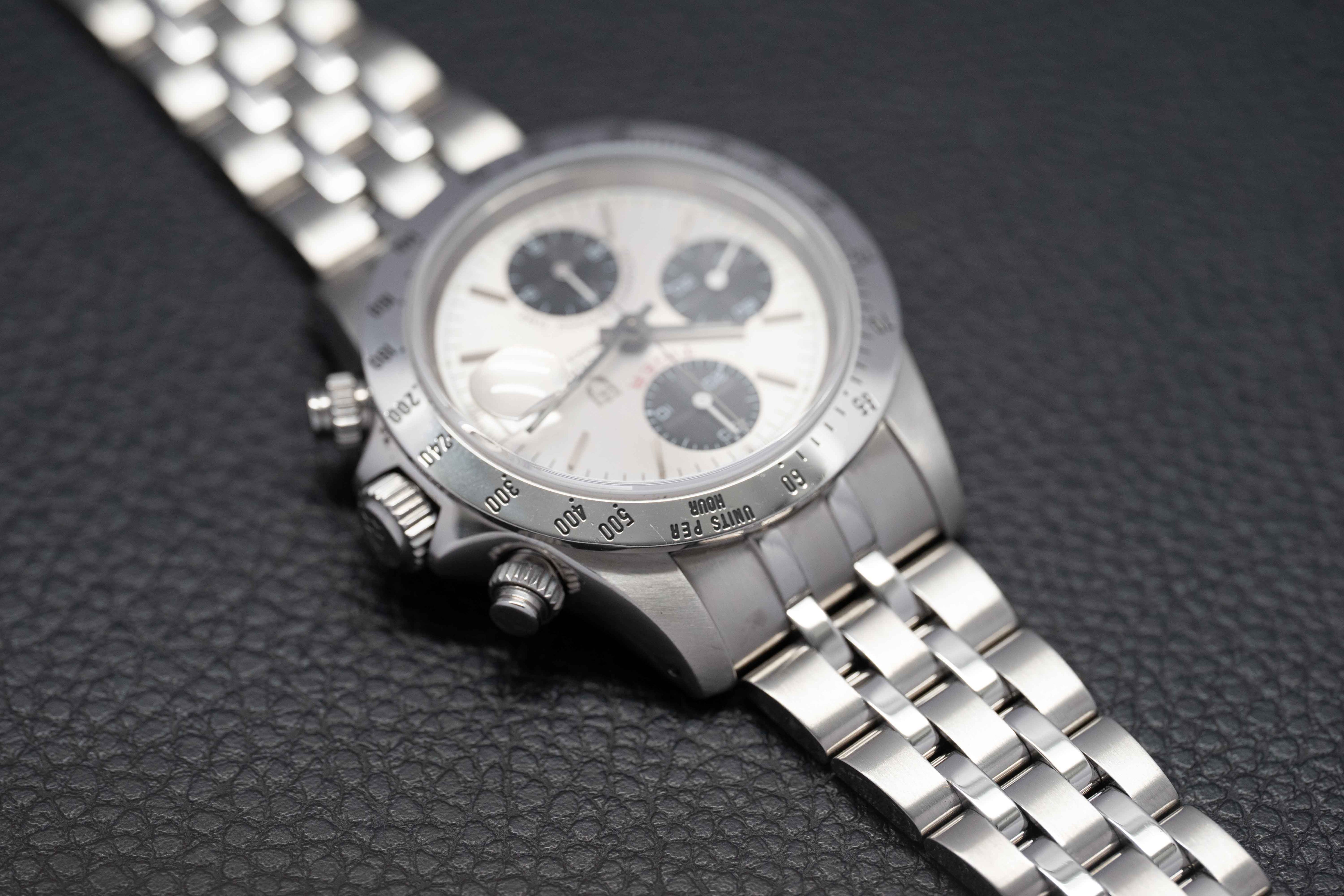 Tudor Oysterdate Small Block 79280 Esfera Plata 2003 Panda