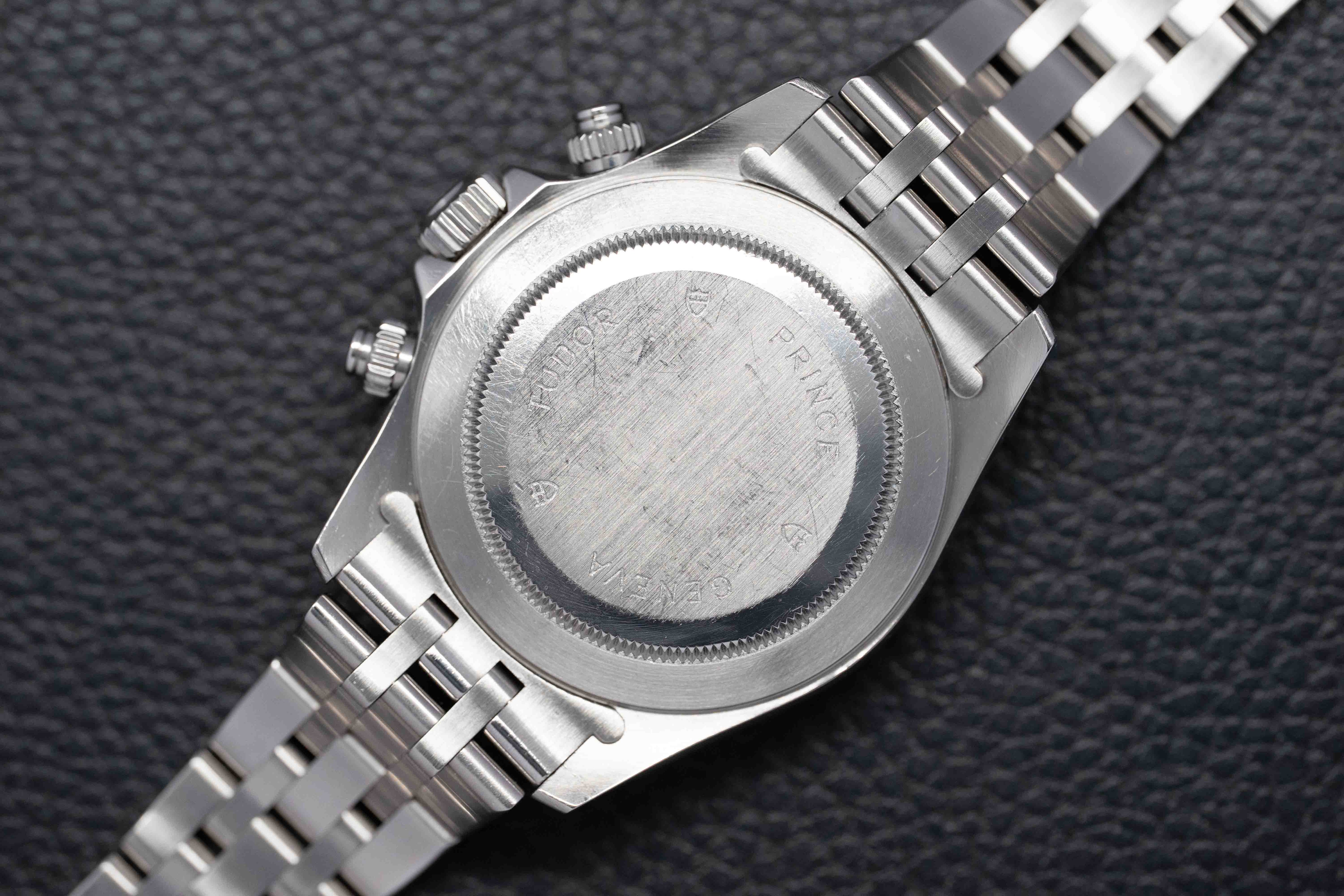 Tudor Oysterdate Small Block 79280 Esfera Plata 2003 Panda