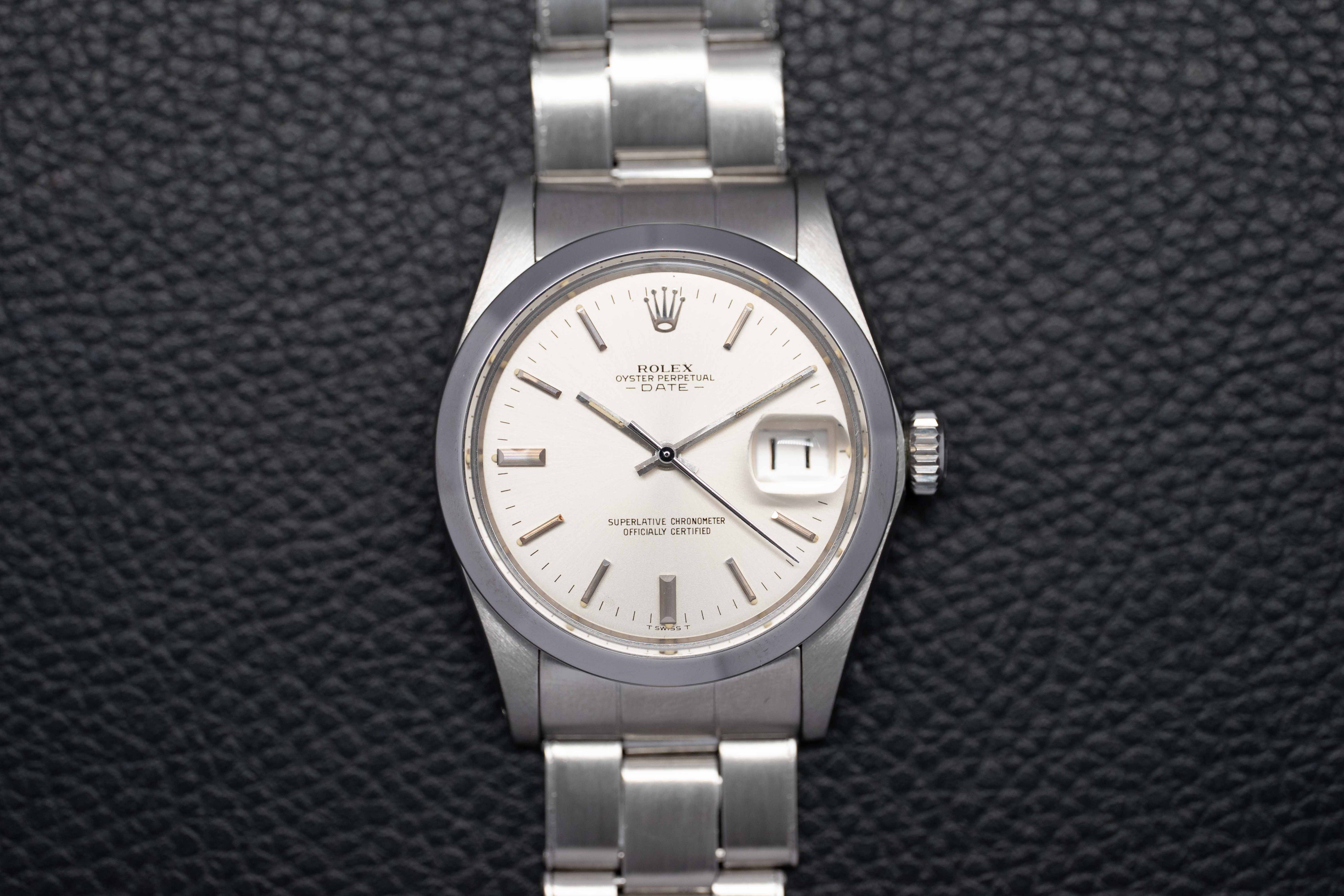 Rolex Date 1500 Silver Dial 1973