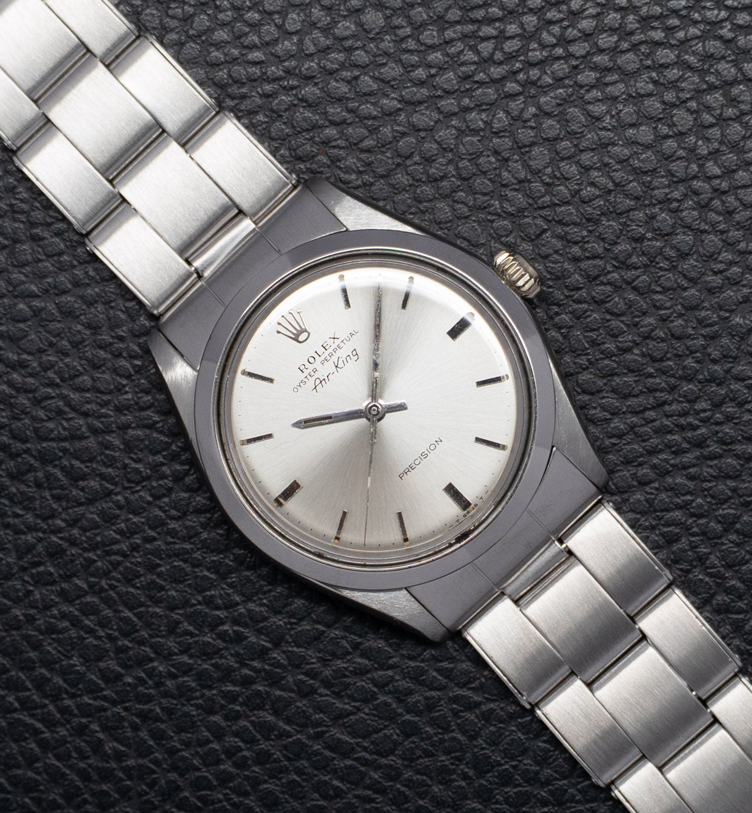 Rolex Air-King 5500 Silver Dial 1966