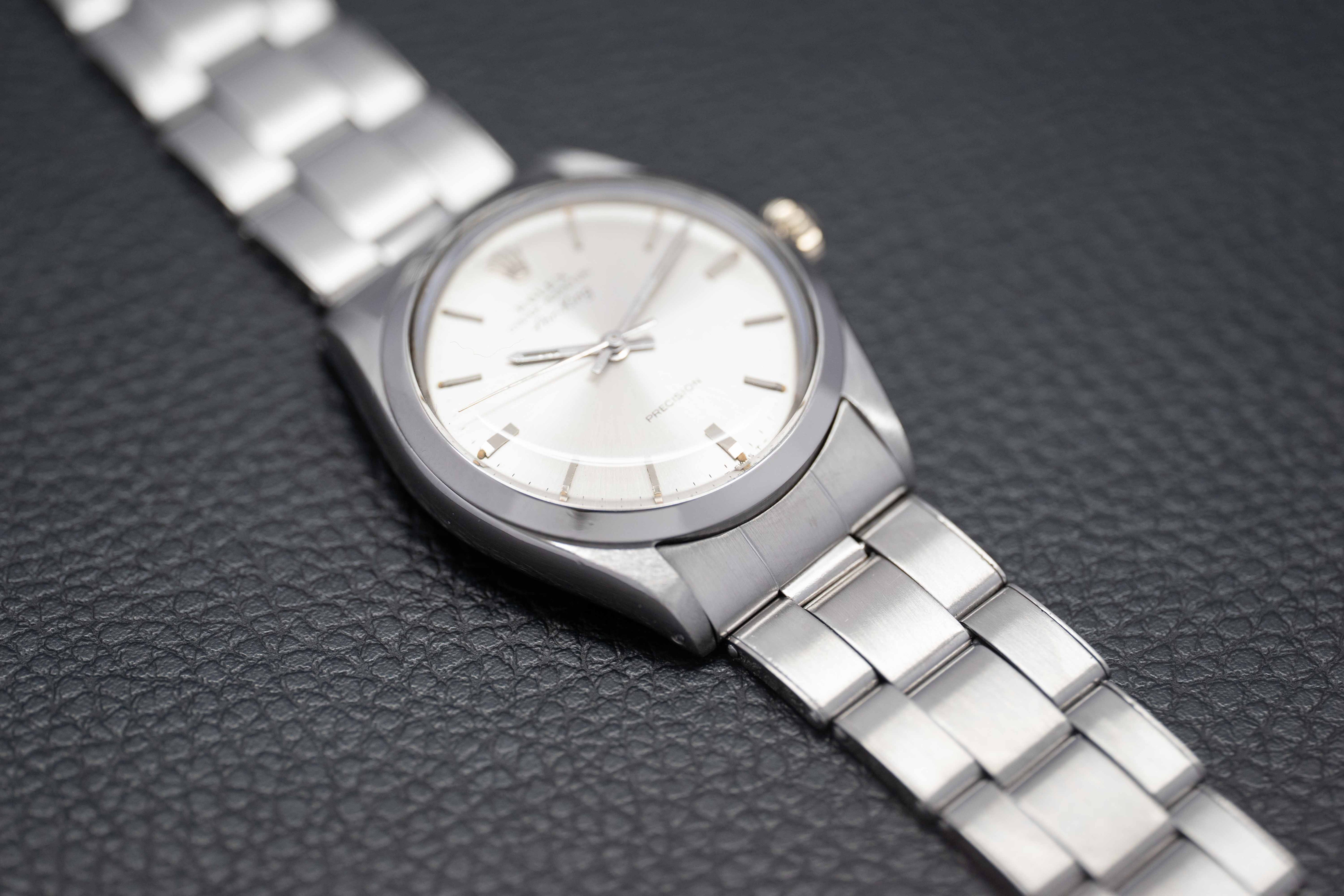 Rolex Air-King 5500 Silver Dial 1966