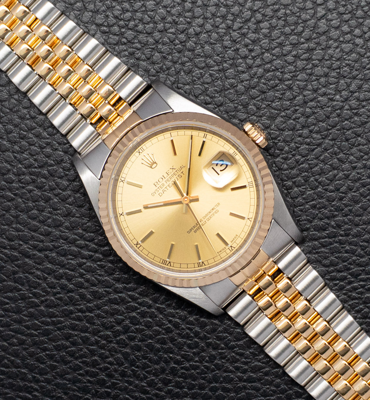 Rolex Datejust 16233 Gold Dial 2000