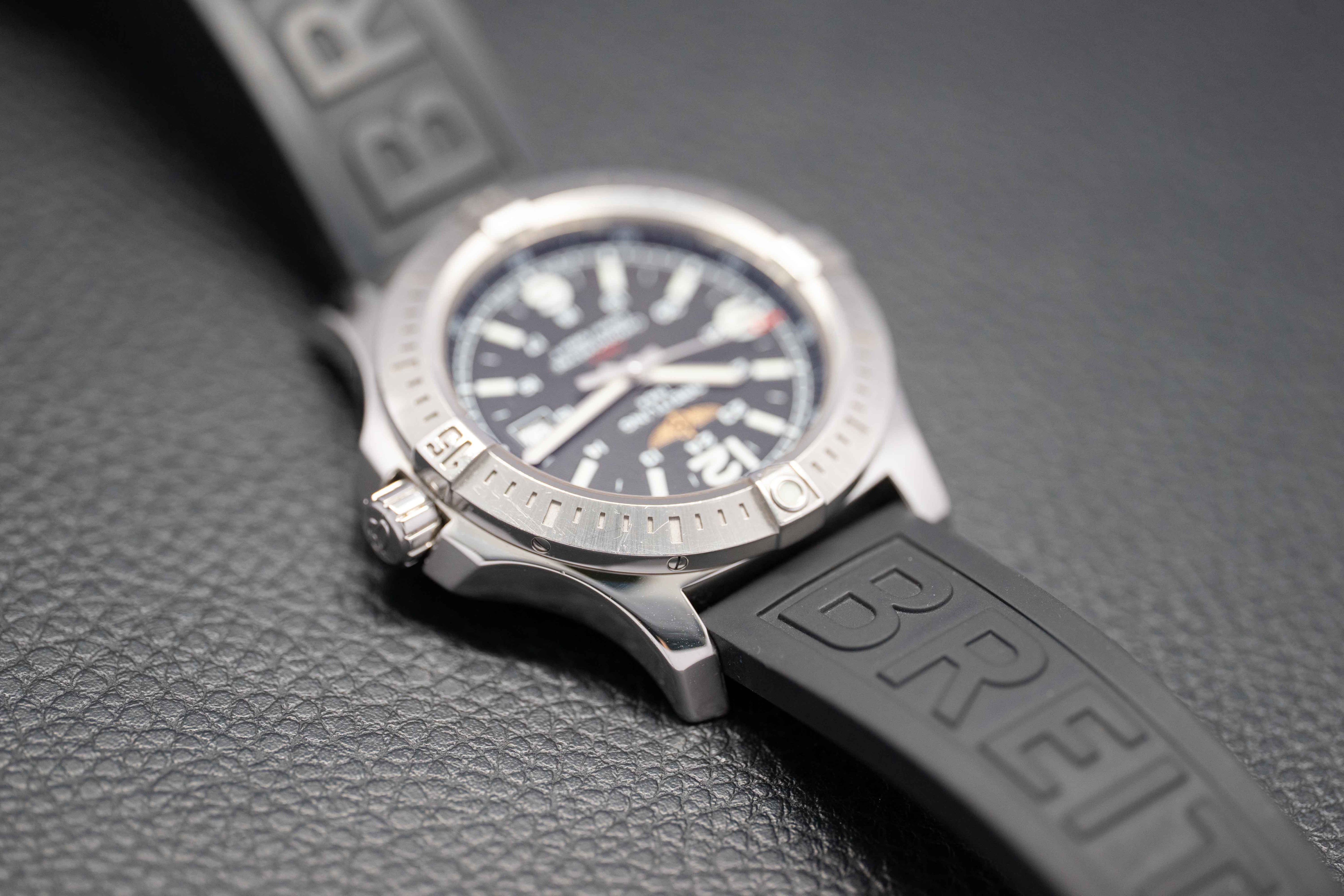 Breitling Colt A74388 Black Dial Fullset 2015 Box+Papers