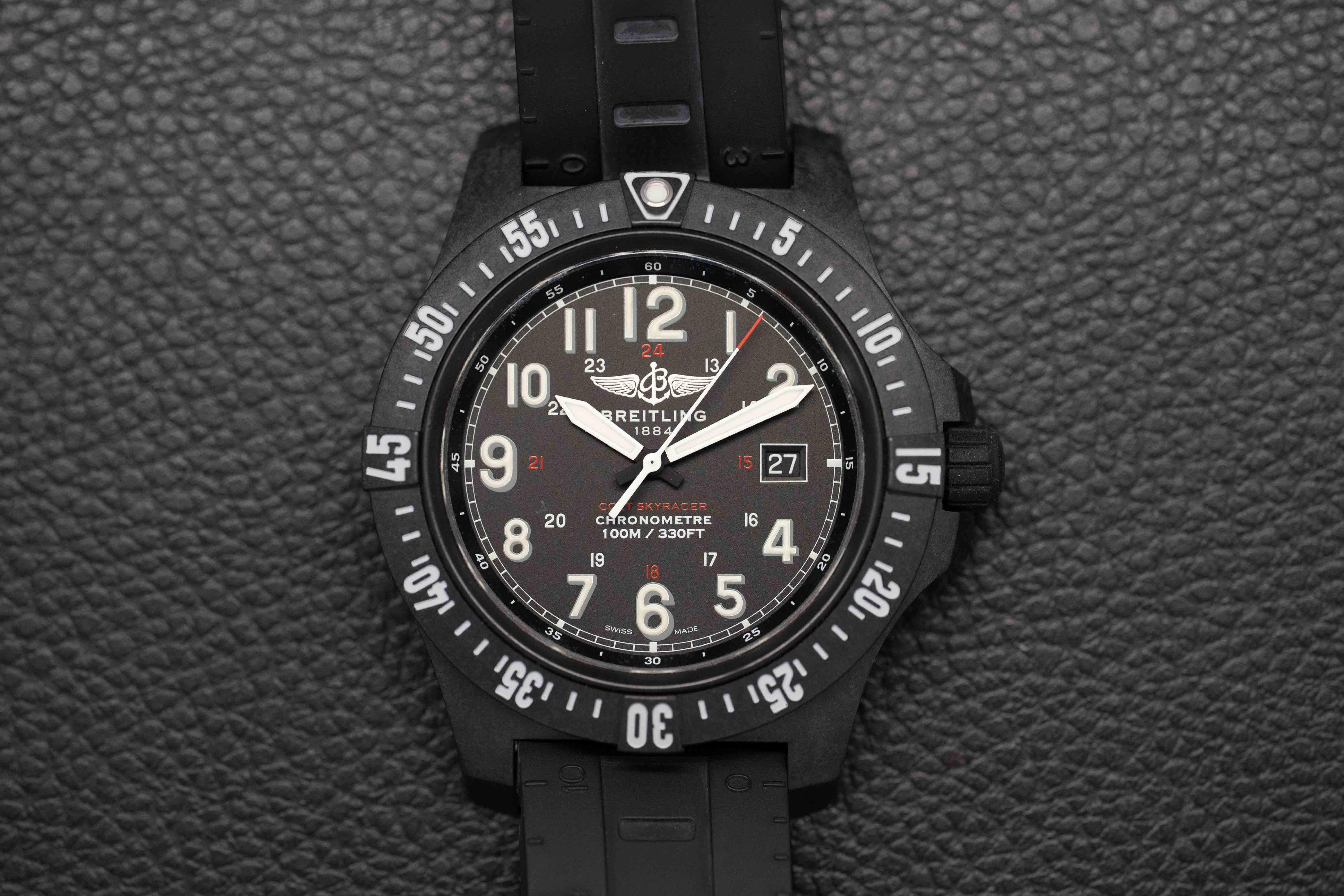 Breitling Skyracer X74320 Black Dial Fullset 2019 Box+Papers