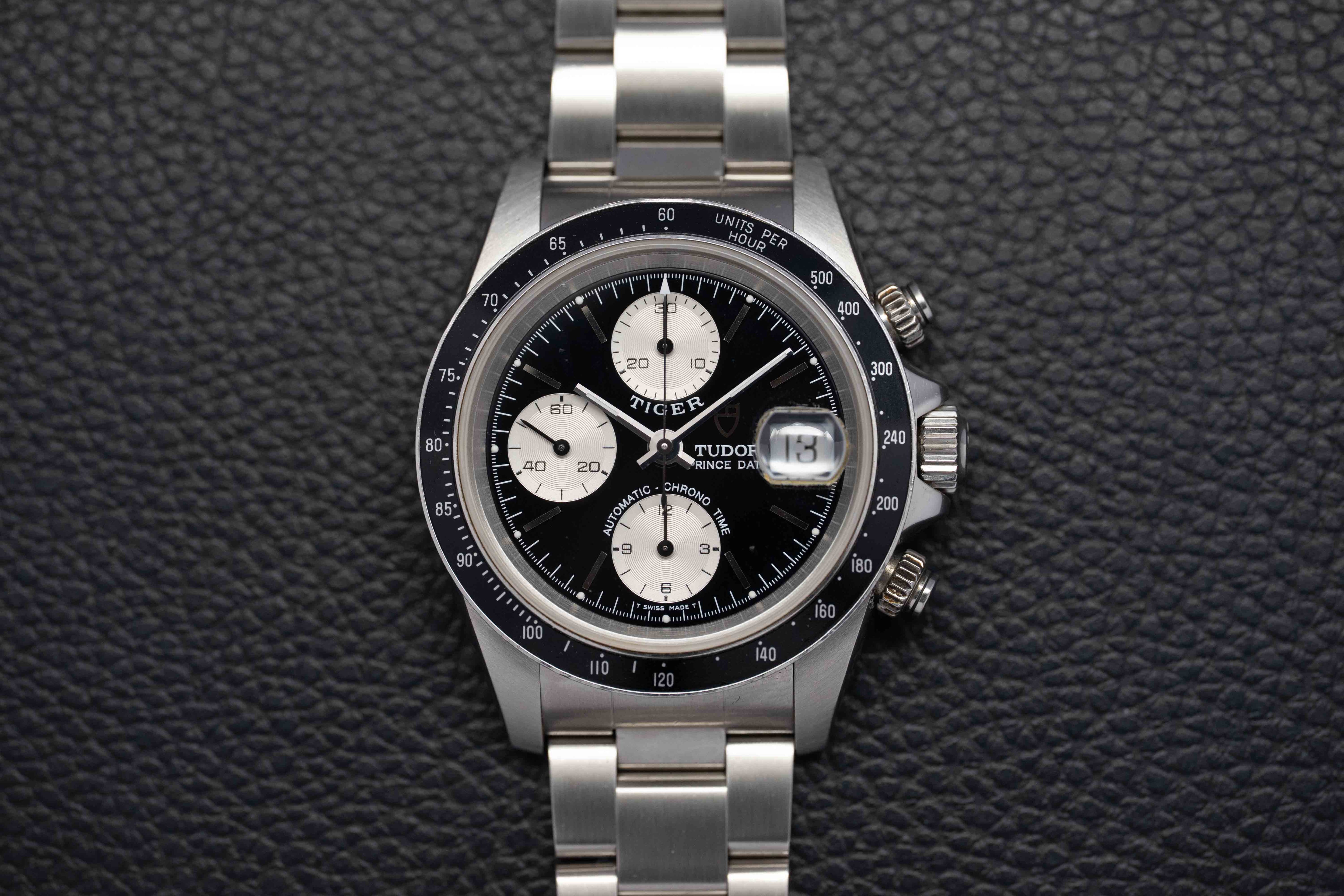 Tudor Prince Date 79260 Small Block 1998 Quadrante nero
