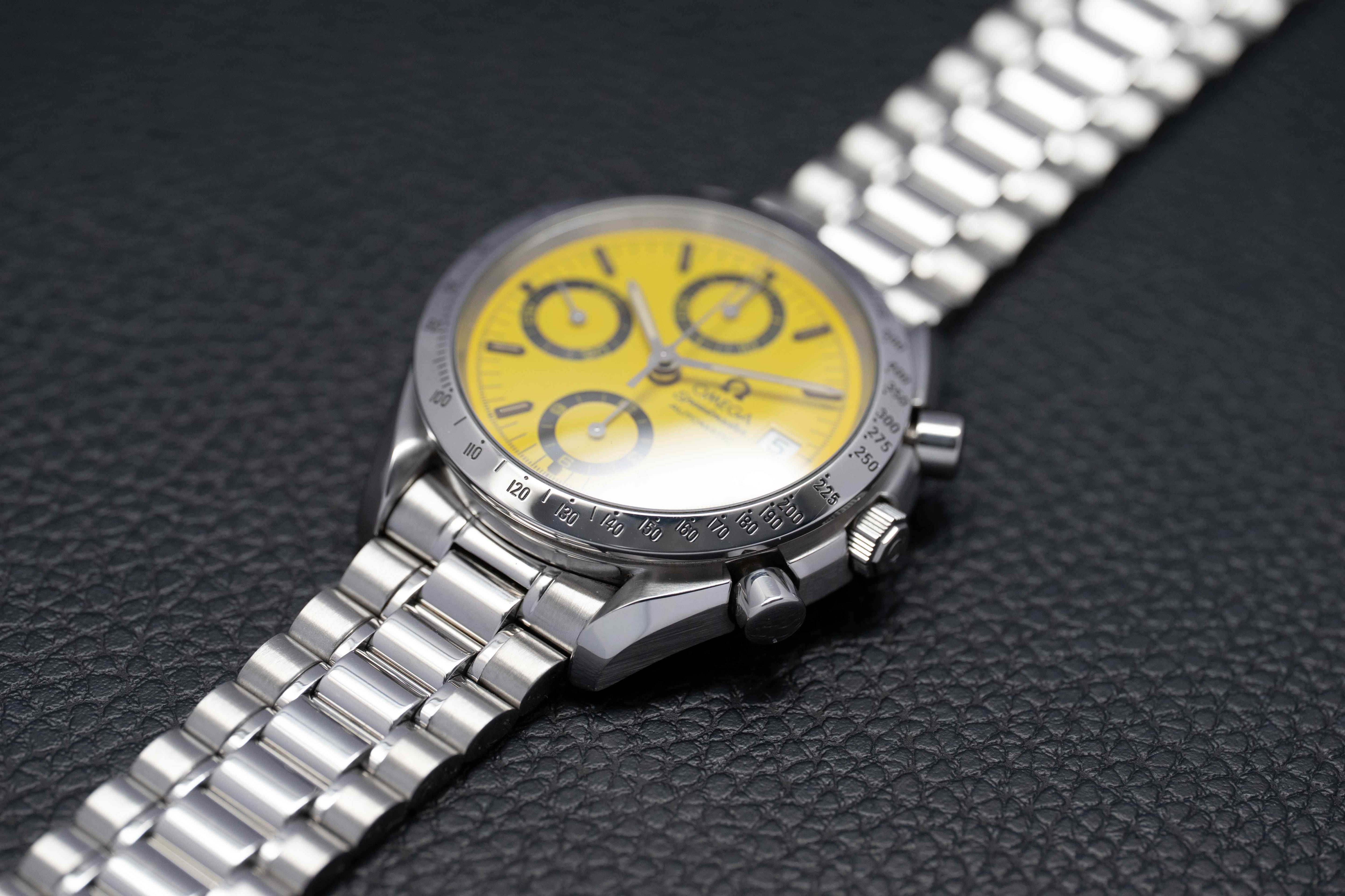 Omega Speedmaster Date 3511.12 Yellow Dial 1995