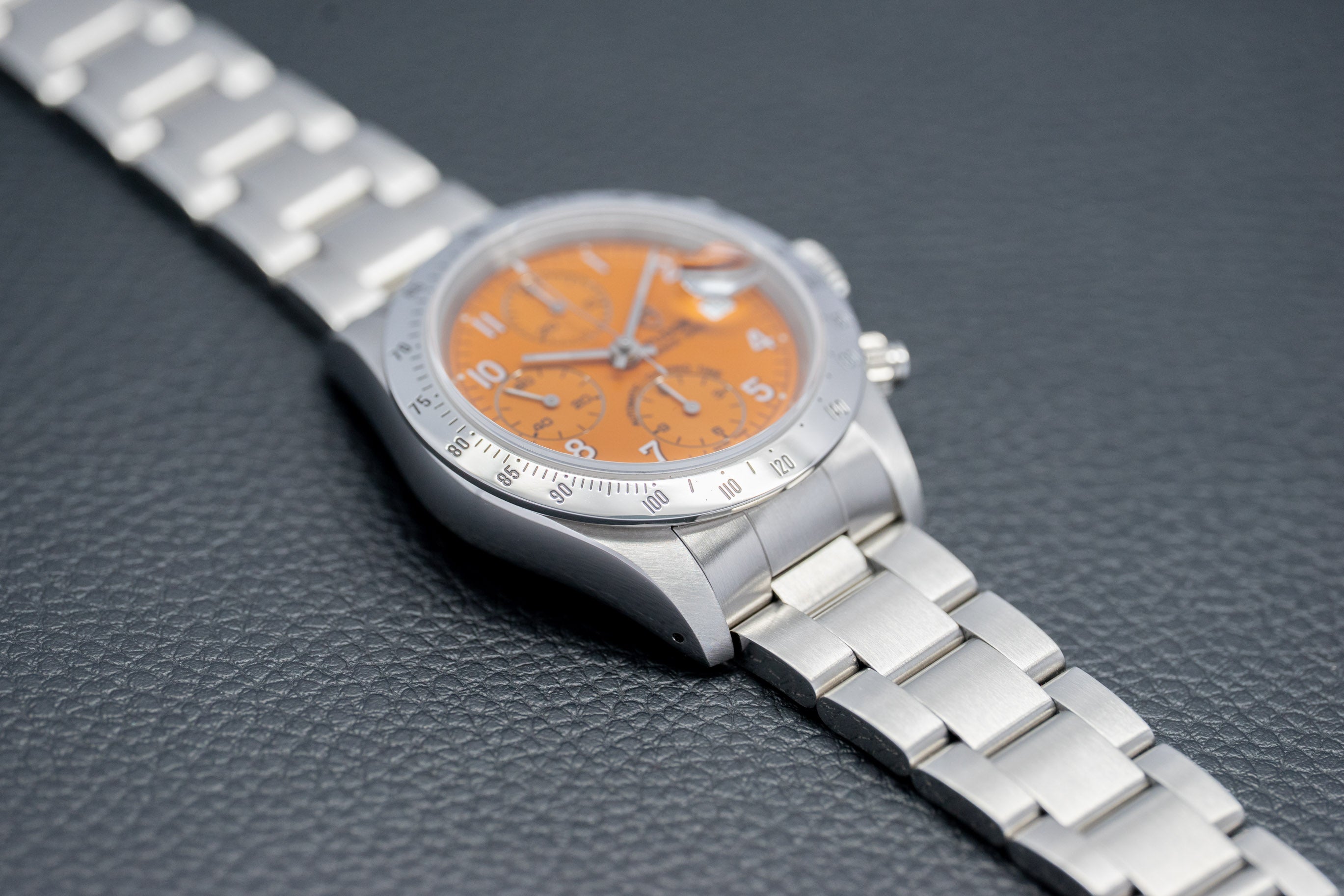 Tudor Prince Date 79280 Orange Fullset 2001 Box+Papers
