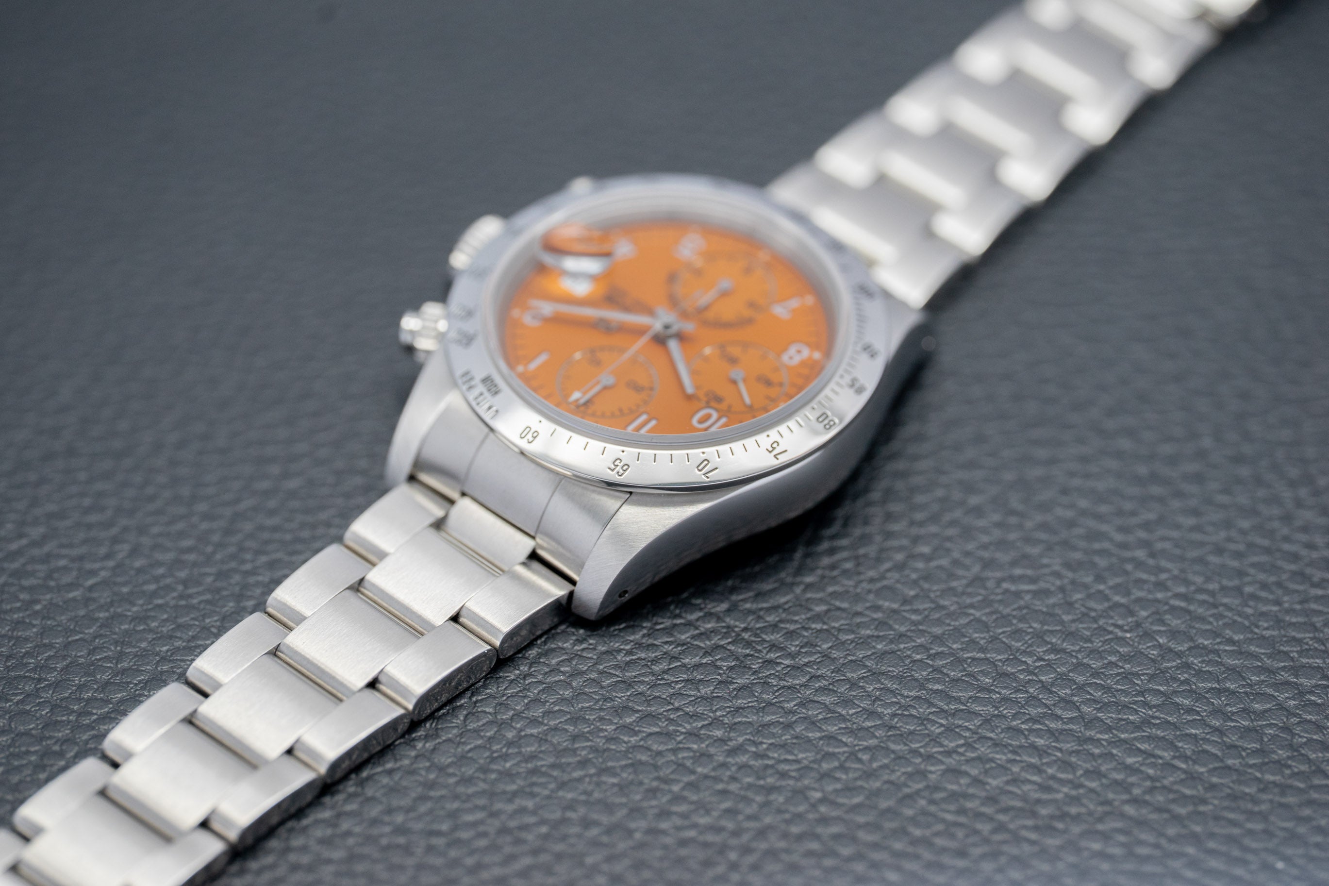 Tudor Prince Date 79280 Orange Fullset 2001 Box+Papers
