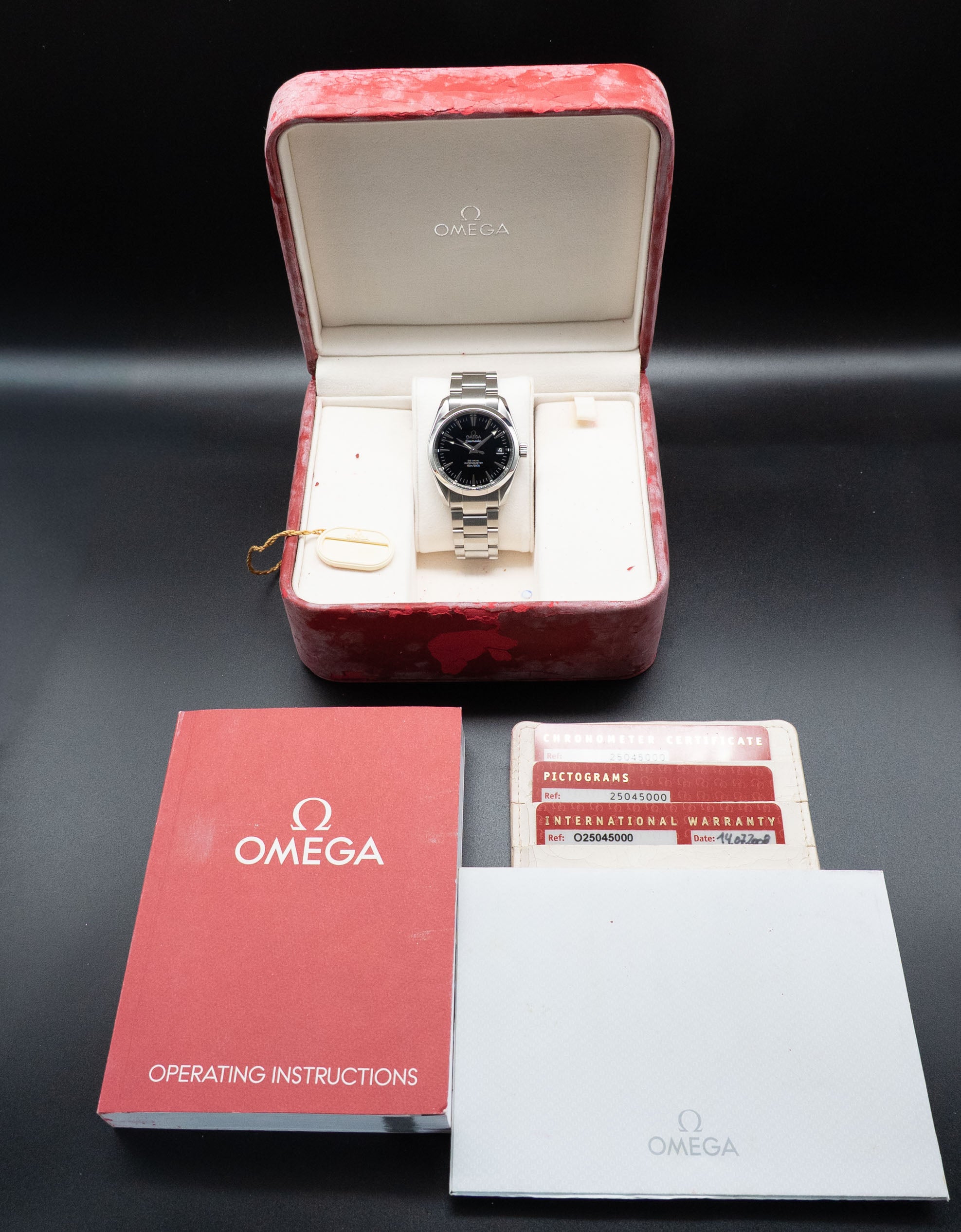 Omega Seamaster Aqua Terra 2504.50 Fullset 2008 Caja+papeles
