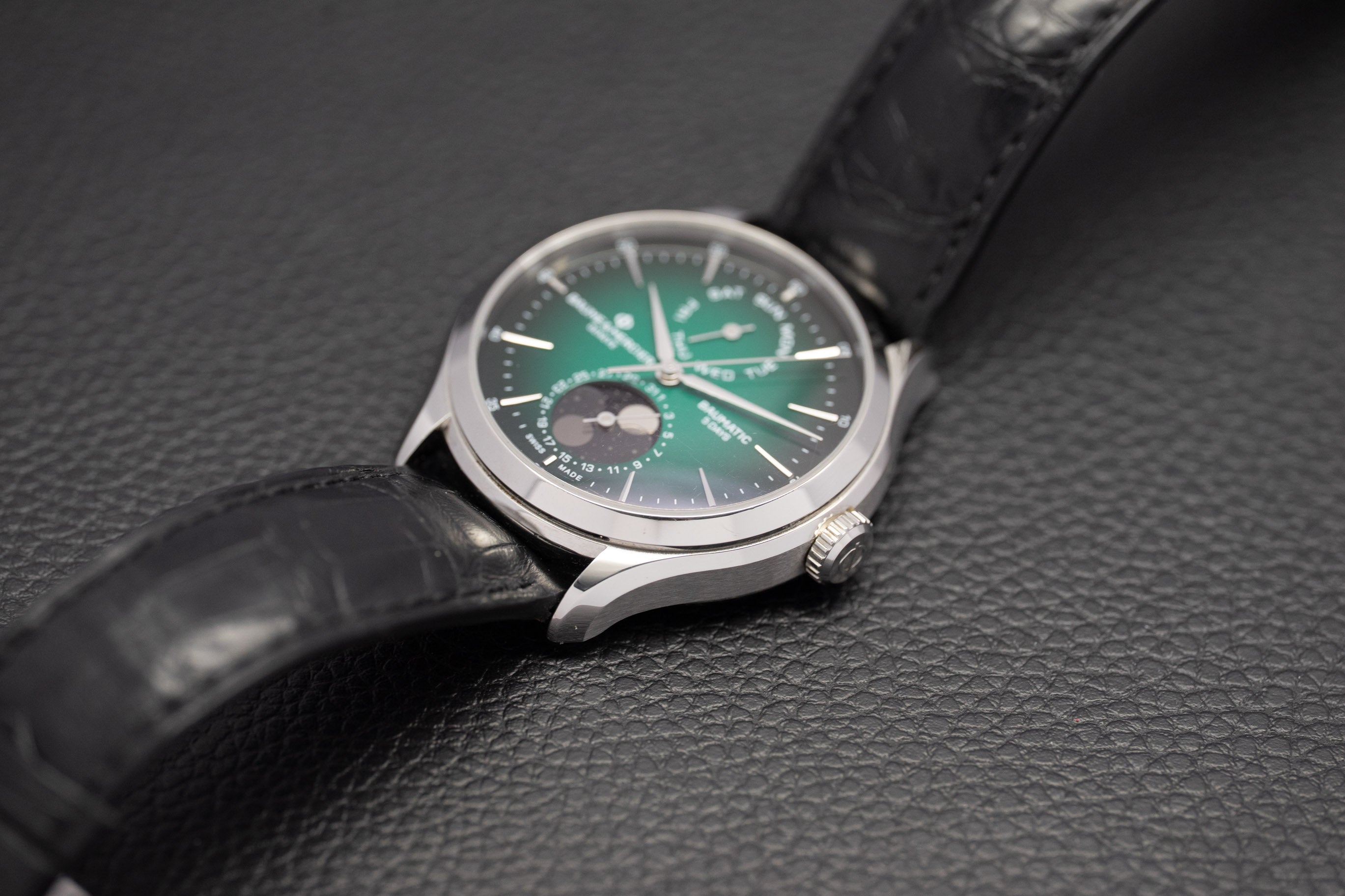 Baume & Mercier Clifton Baumatic MOA10654 Green Fullset 2023 Box+Papers