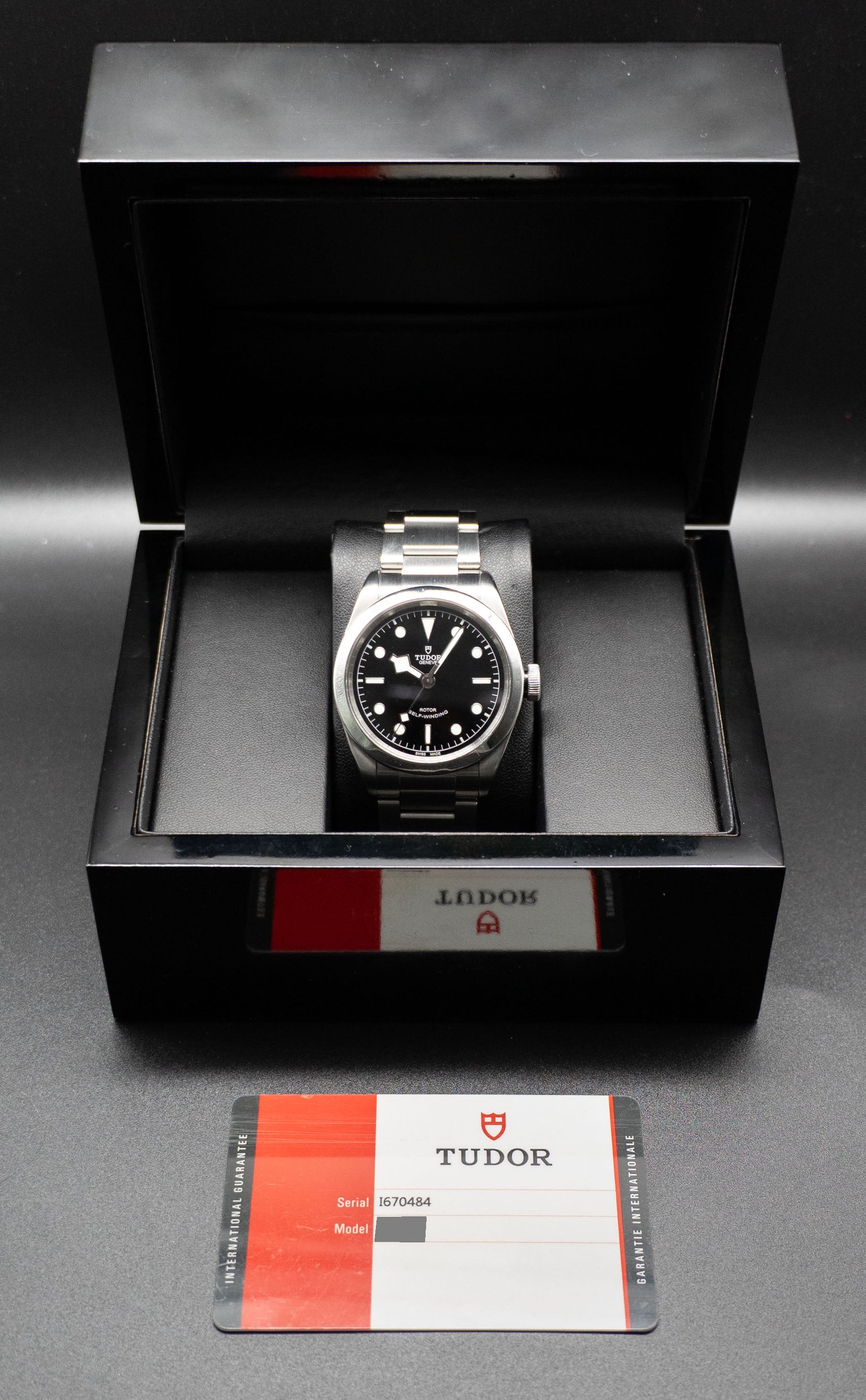 Tudor Black Bay 79540 Papers 2018