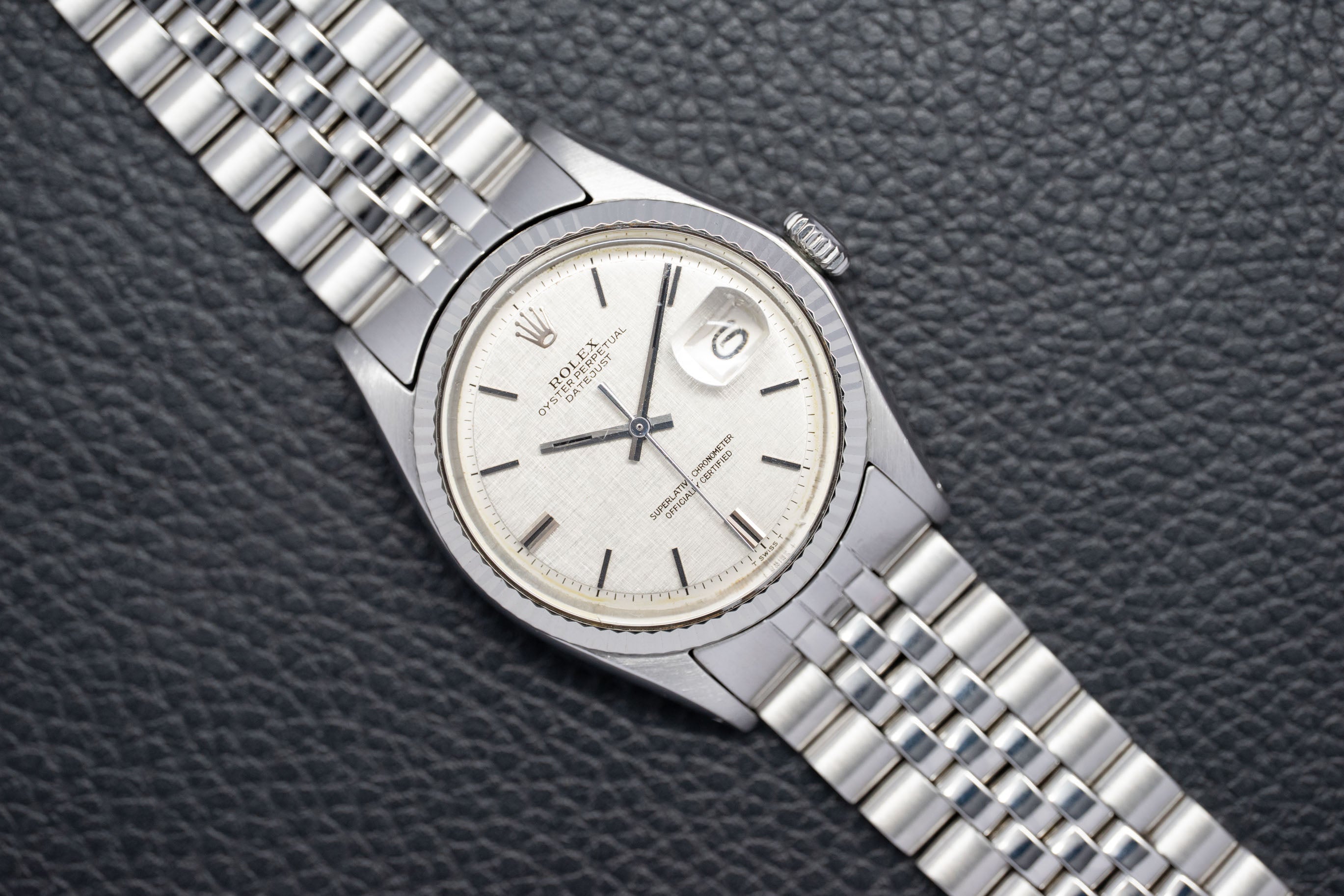 Rolex Datejust 1601 Linen Dial 1969