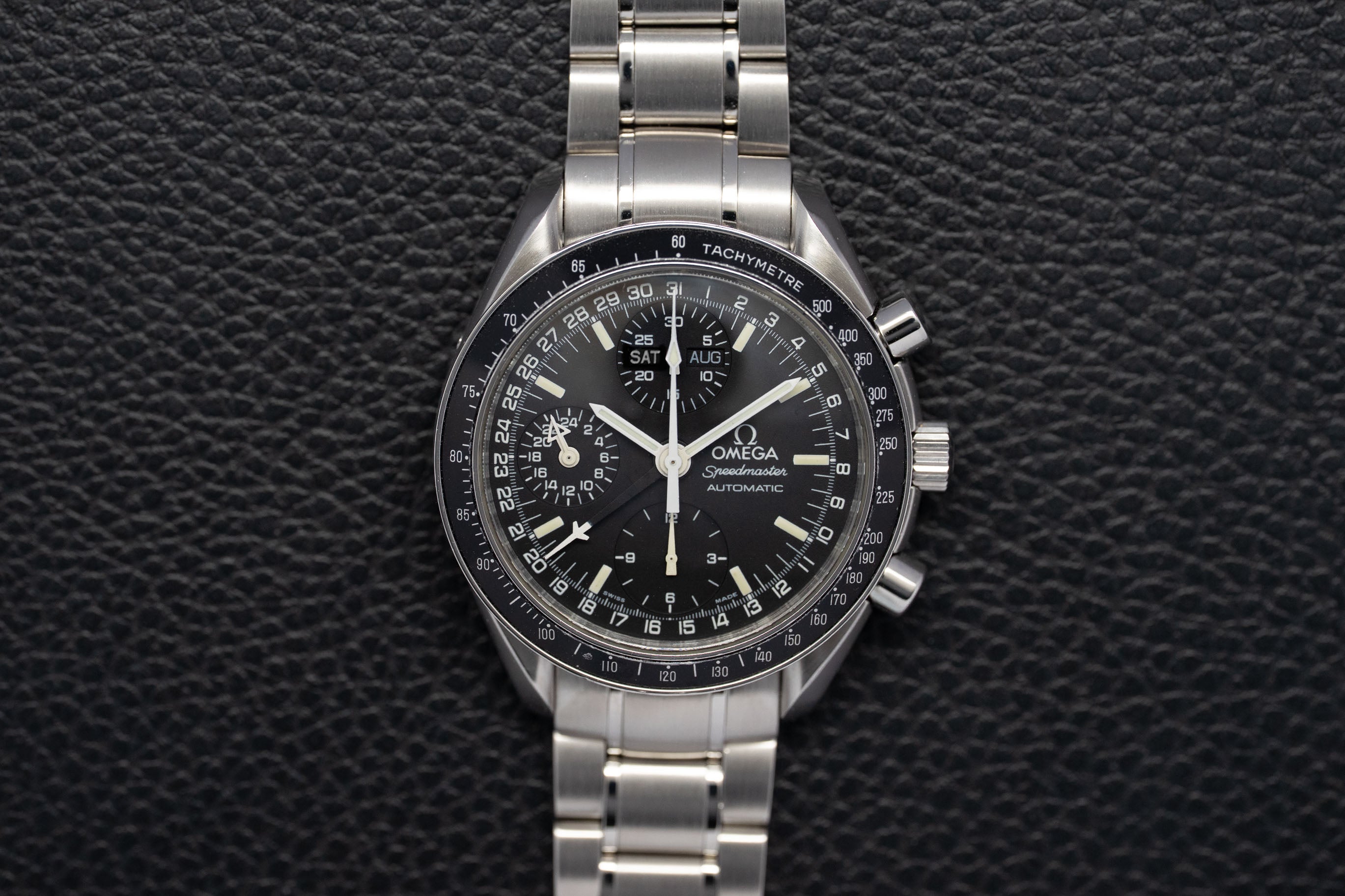 Omega Speedmaster Day Date 3520.50 Black Dial 1998