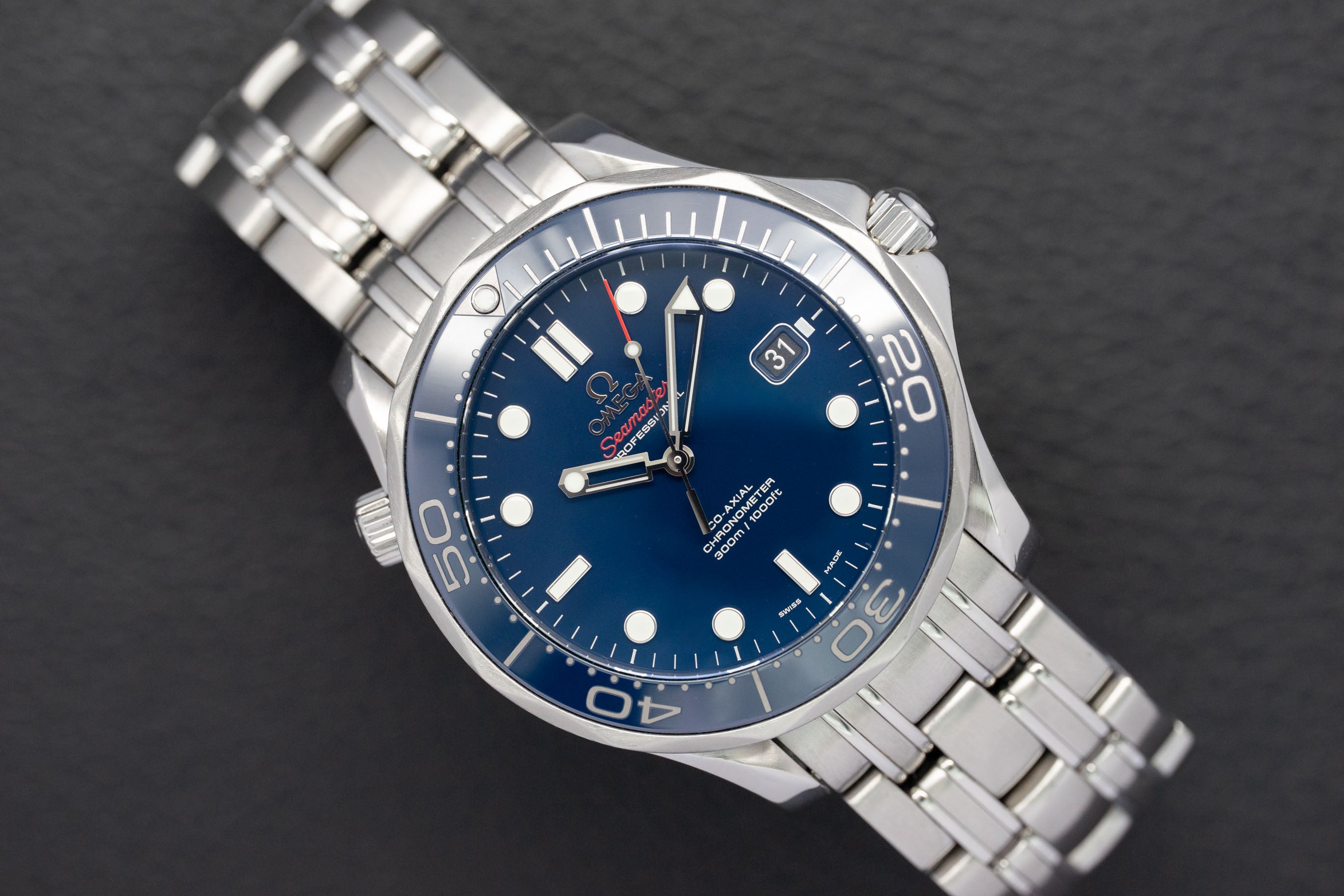 Omega Seamaster Diver 300 212.30.41.20.03.001 Quadrante Blu 2018