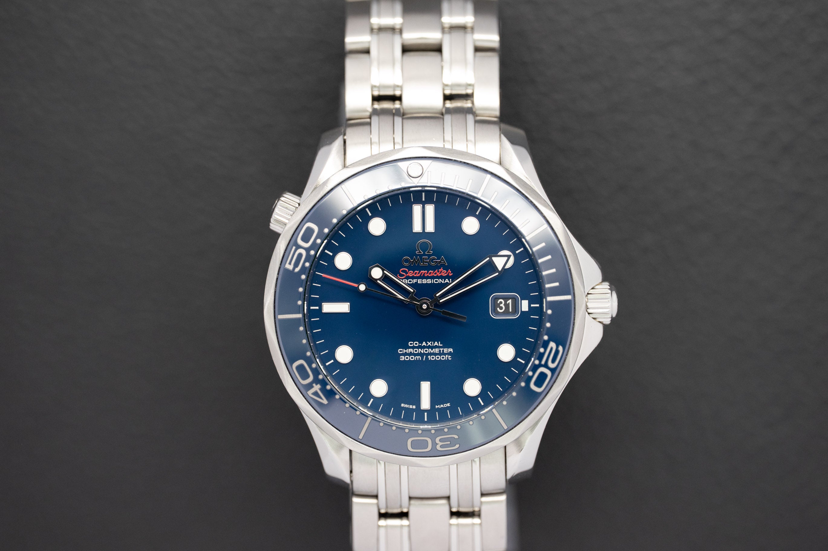 Omega Seamaster Diver 300 212.30.41.20.03.001 Quadrante Blu 2018
