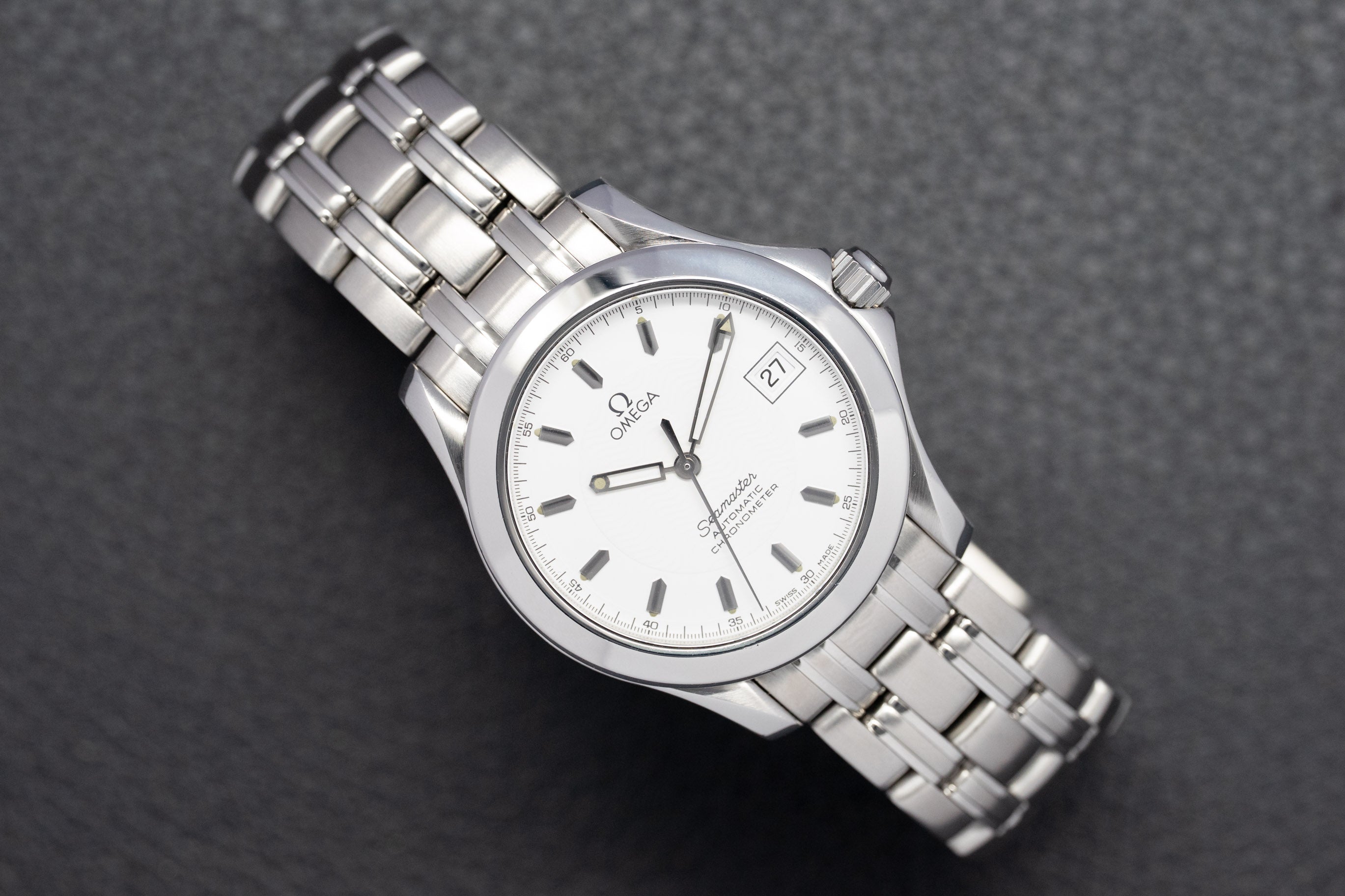 Omega Seamaster 120 2501.21 Silver Dial 2000 Papers