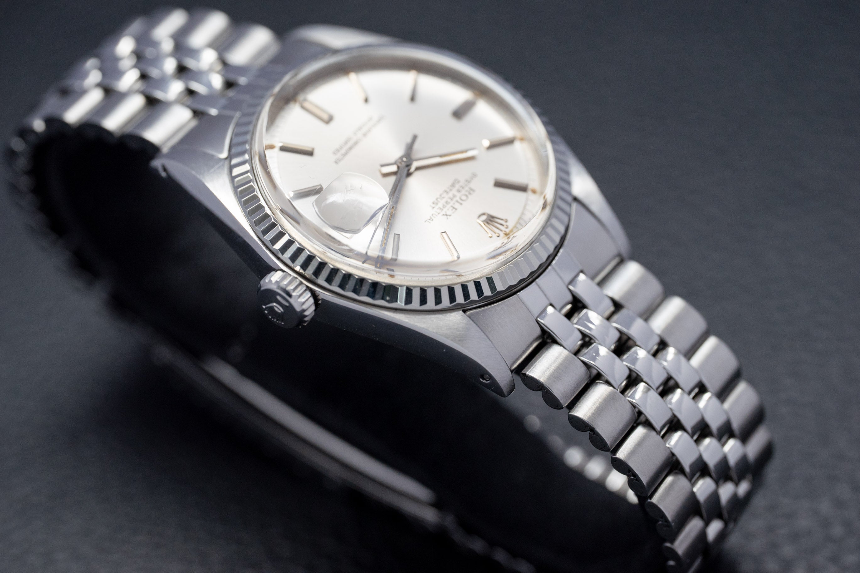 Rolex Datejust 1601 Silver Dial 1972 Box