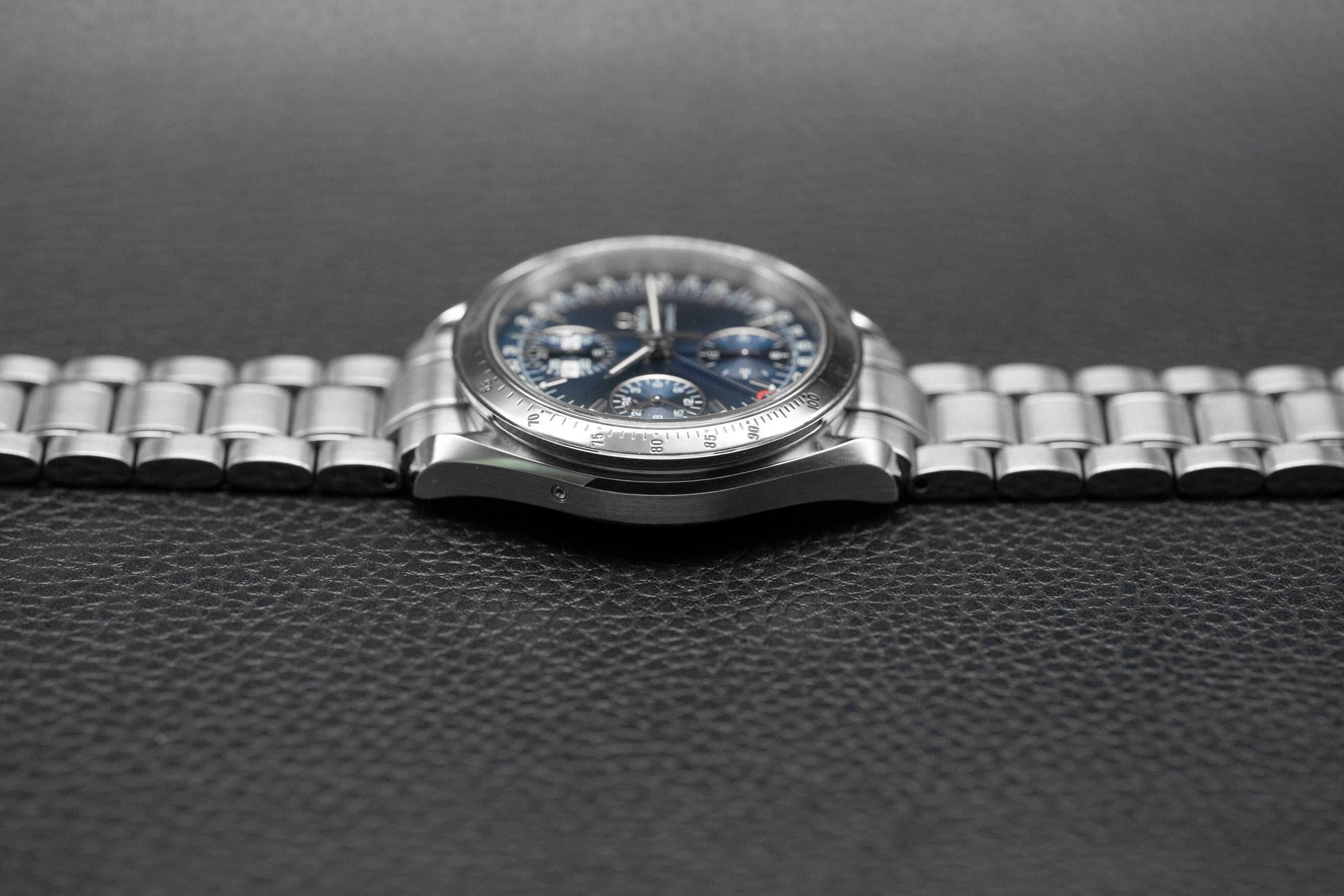 Omega Speedmaster Day Date 3523.80 Blue Dial 1998