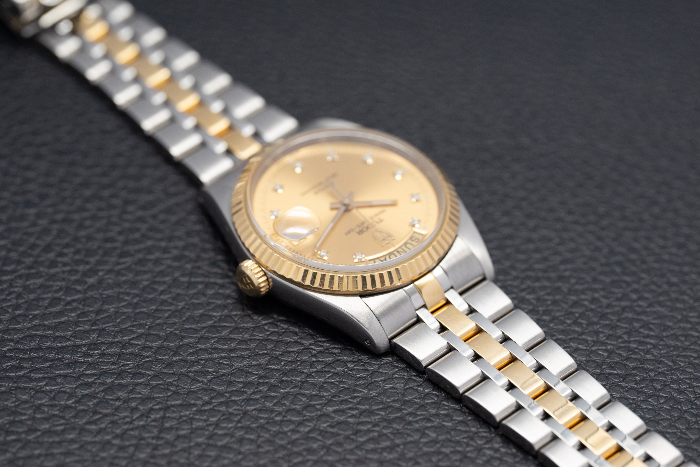 Tudor Prince Date-Day 76213 Gold Dial 2002