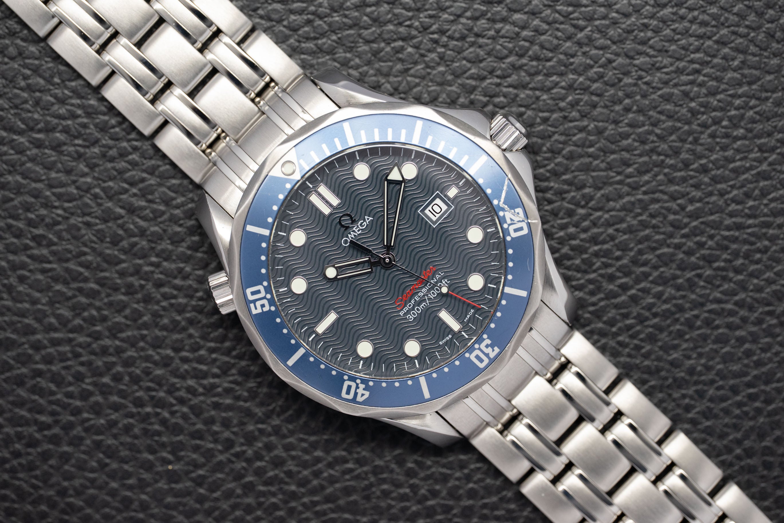 Omega Seamaster Diver 300 2221.80 Blue Dial 1998