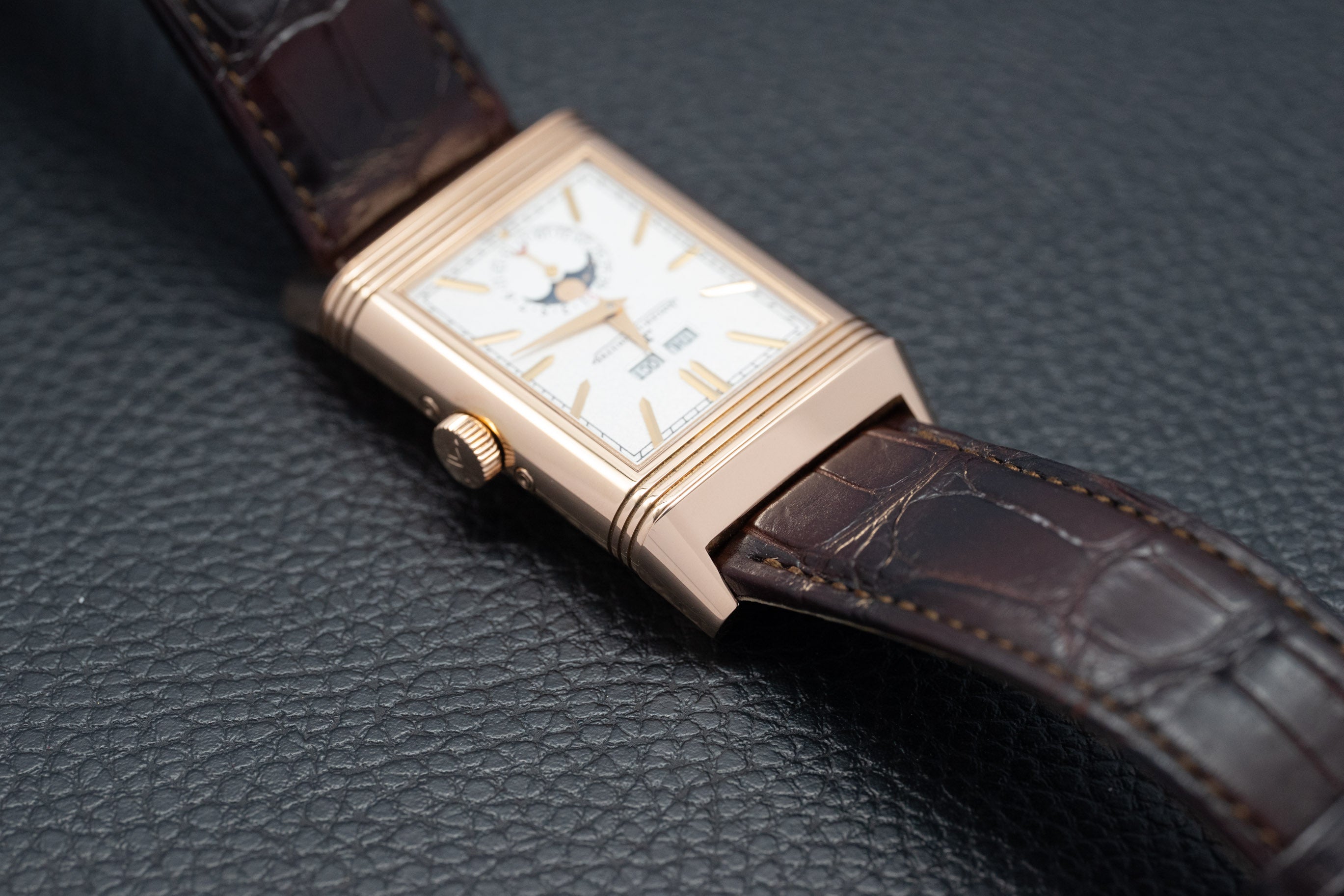 Jaeger-LeCoultre Reverso Tribute Calendar Moonphase Q3912420/216.2.D3 Fullset 2020 Box+Papers