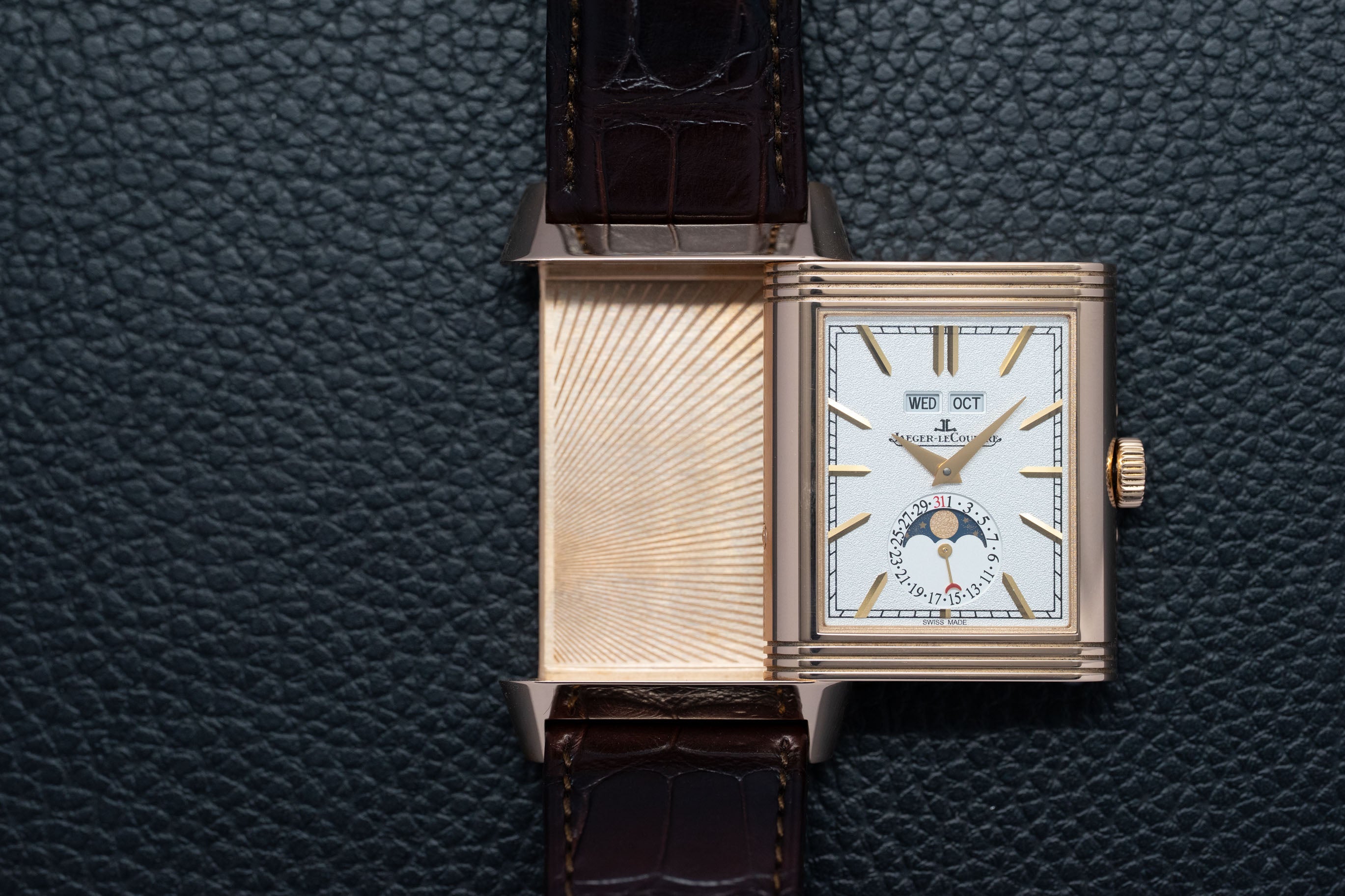 Jaeger-LeCoultre Reverso Tribute Calendar Moonphase Q3912420/216.2.D3 Fullset 2020 Box+Papers