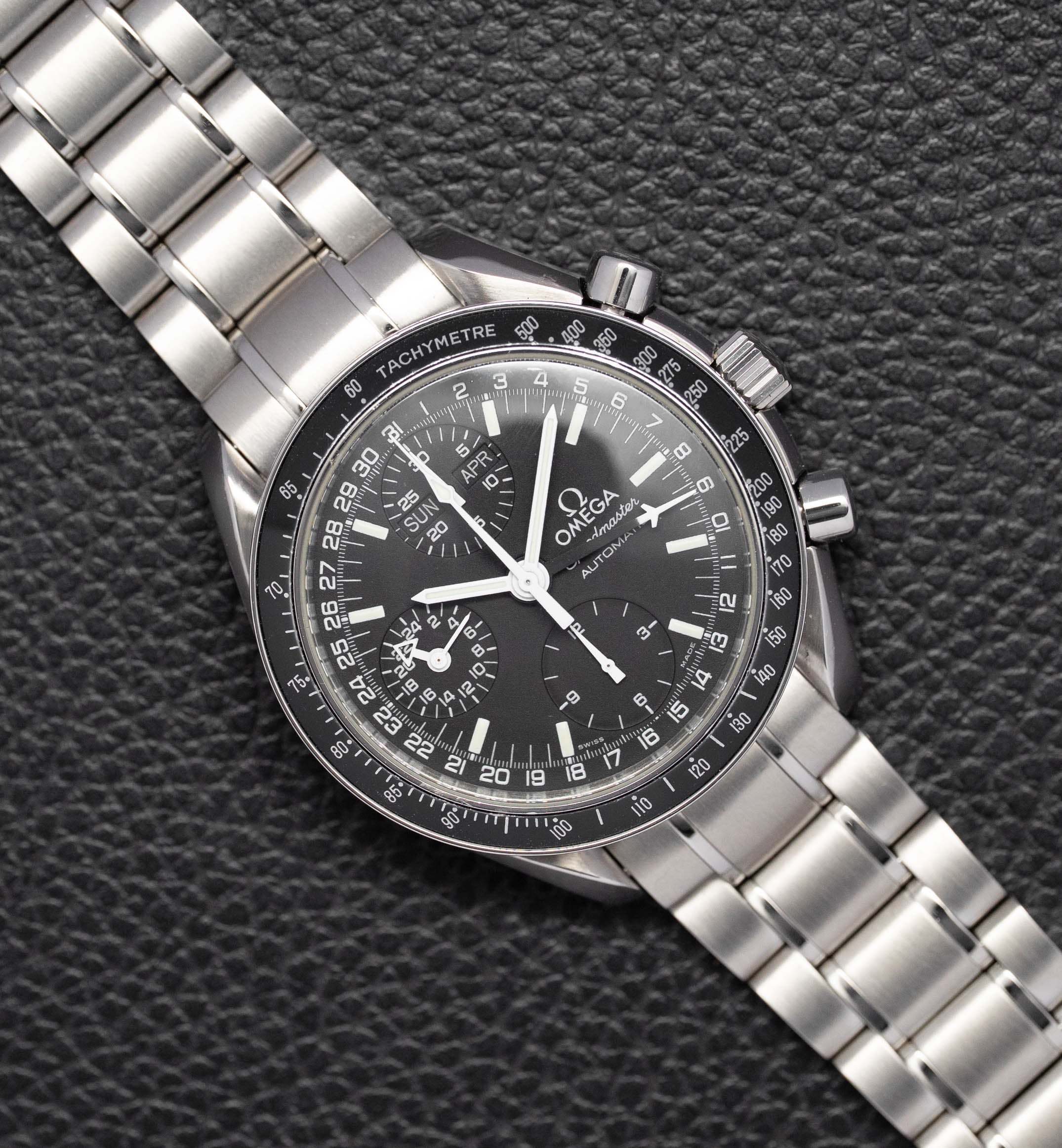 Omega Speedmaster Day Date 3520.50 Black Dial 1998