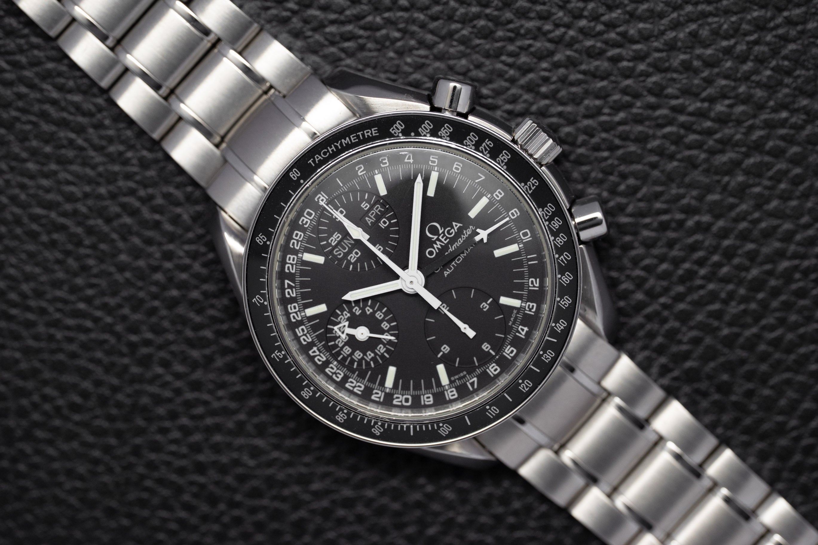 Omega Speedmaster Day Date 3520.50 Black Dial 1998