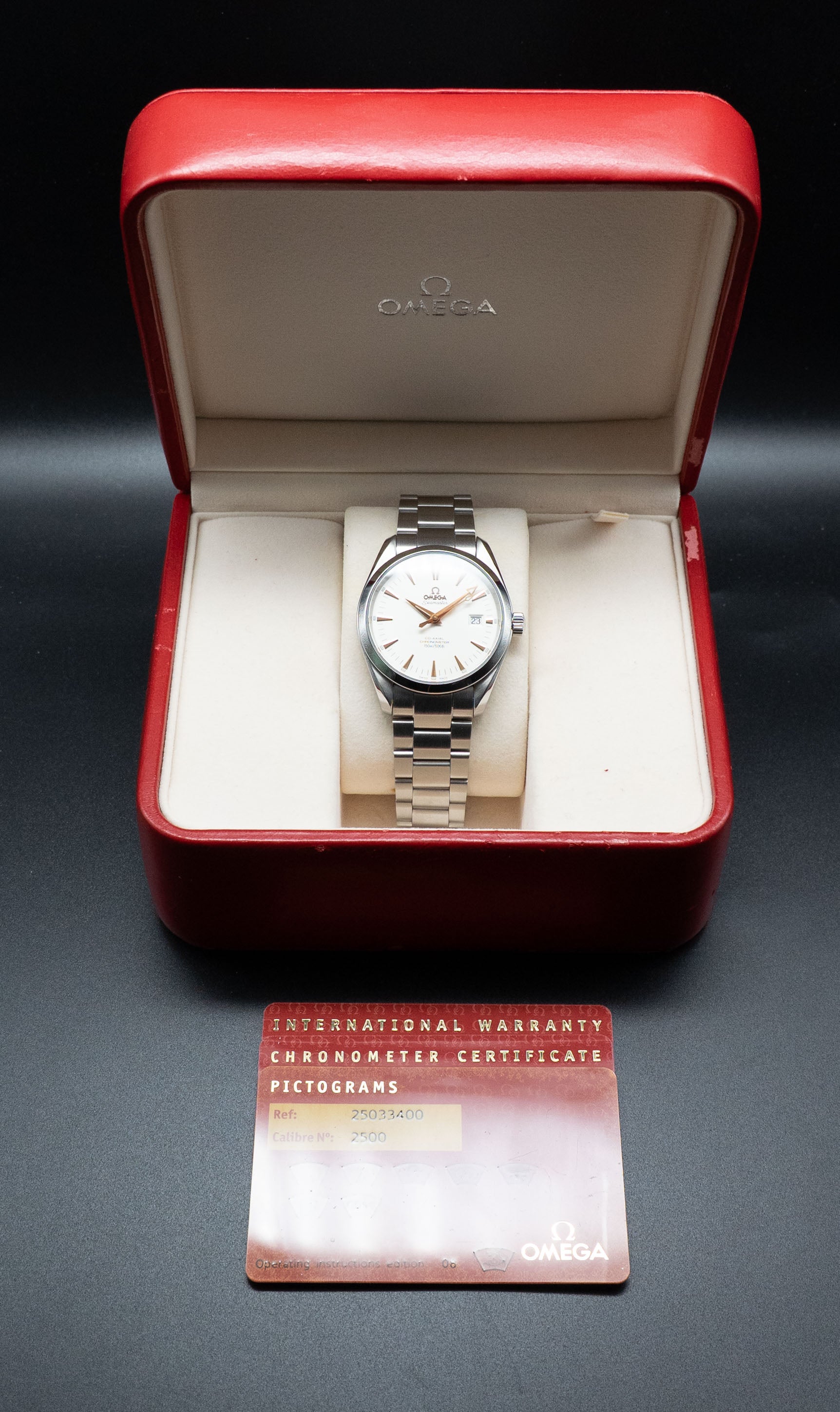 Omega Seamaster Aqua Terra 2503.34 Fullset 2007 Box+Papers