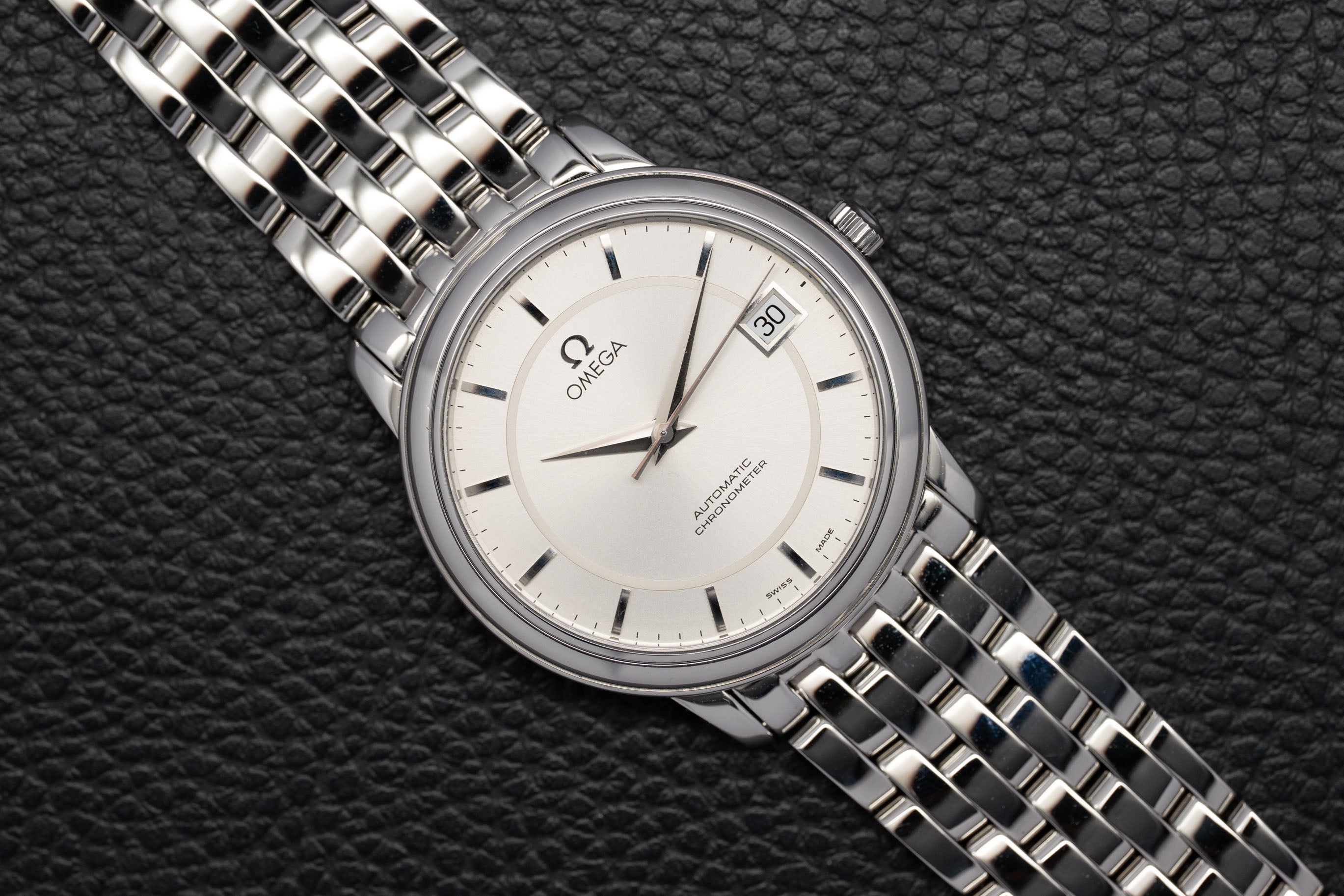 Omega De Ville 4500.31 Silver Dial 1986