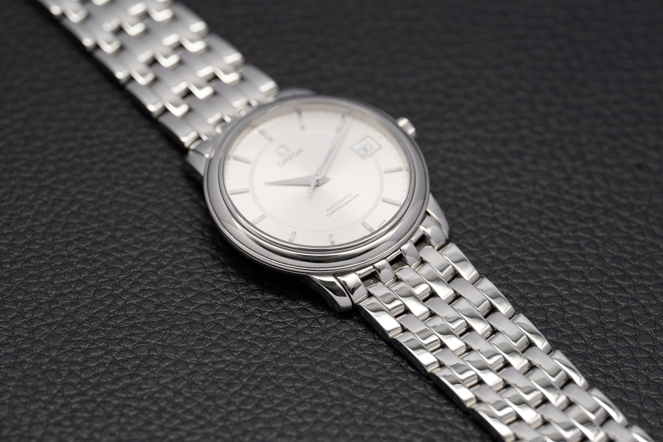 Omega De Ville 4500.31 Silver Dial 1986