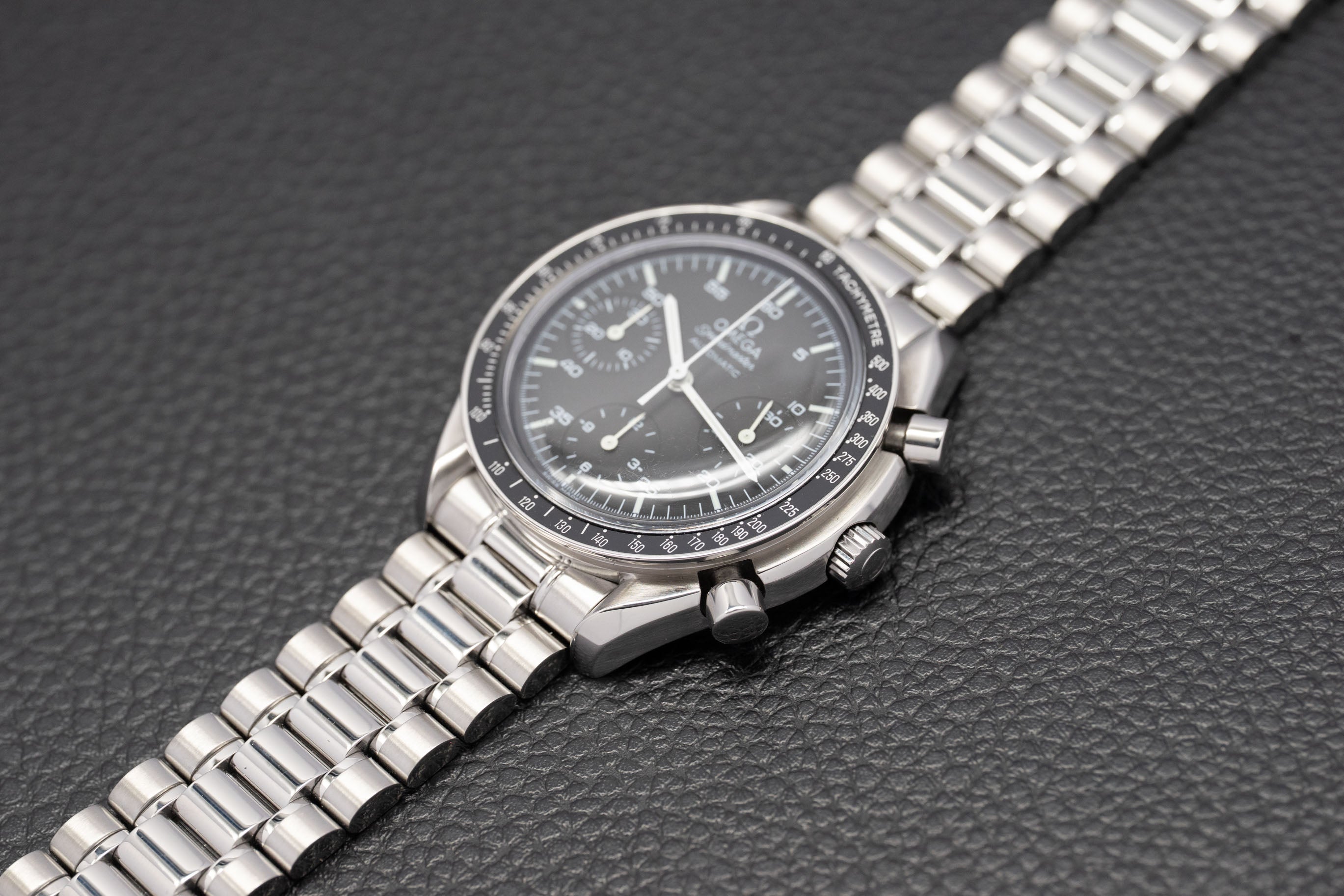 Omega Speedmaster ridotto 3510.50 quadrante nero 1998