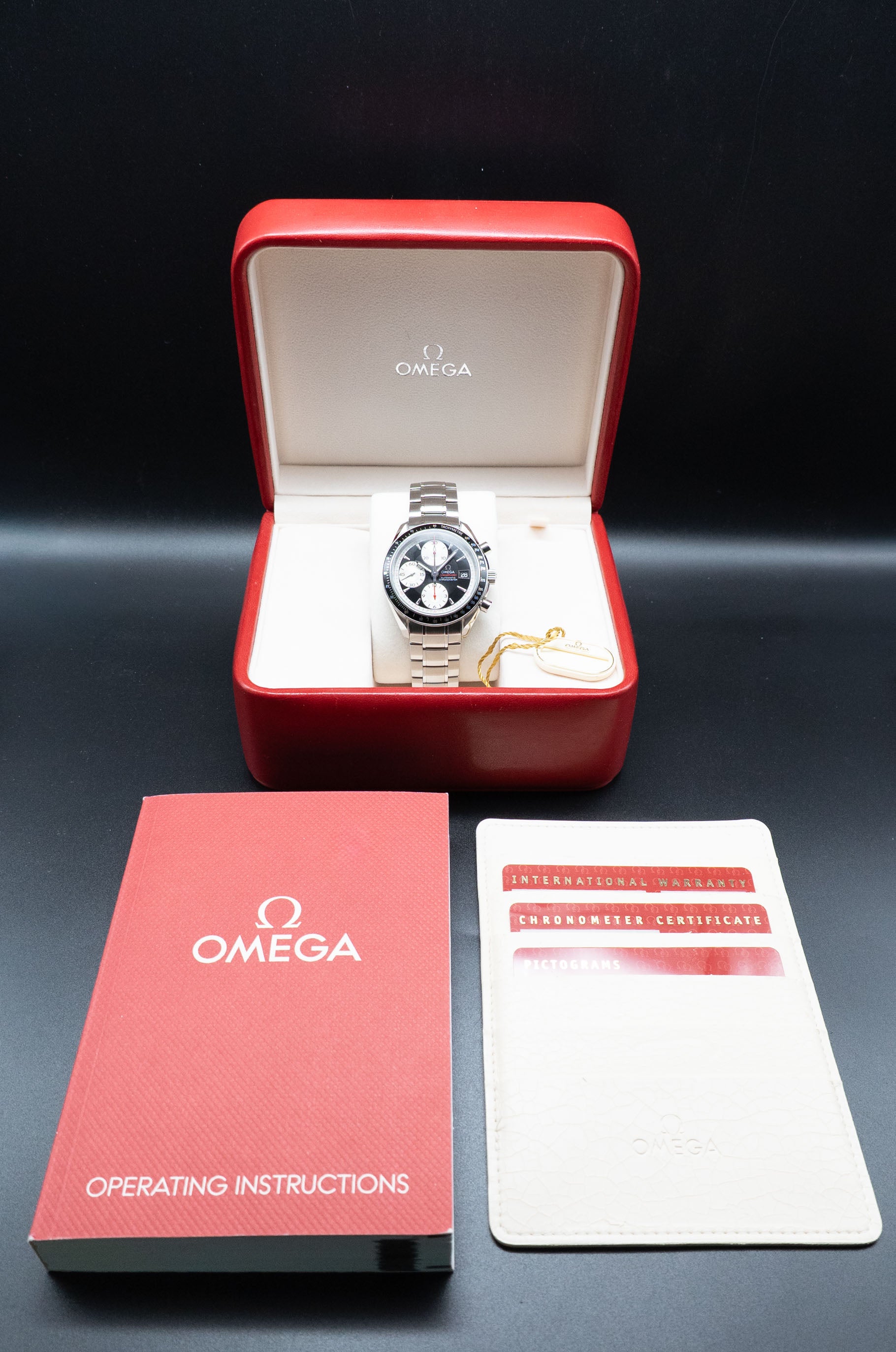 Omega Speedmaster Date 3210.51 Fullset 2008 Scatola+carteggiatura