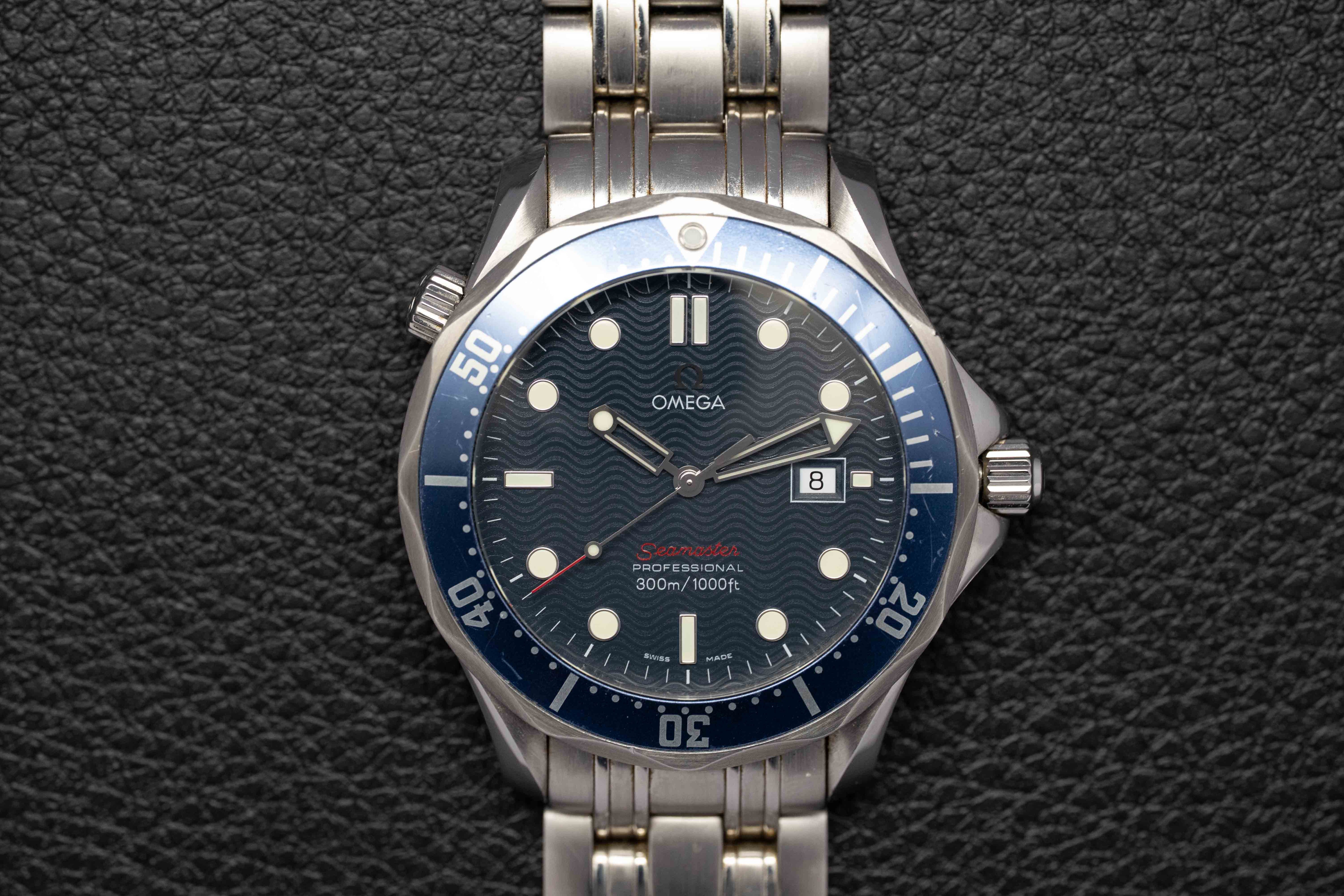 Omega Seamaster 300 2221.80 Quadrante blu 2010