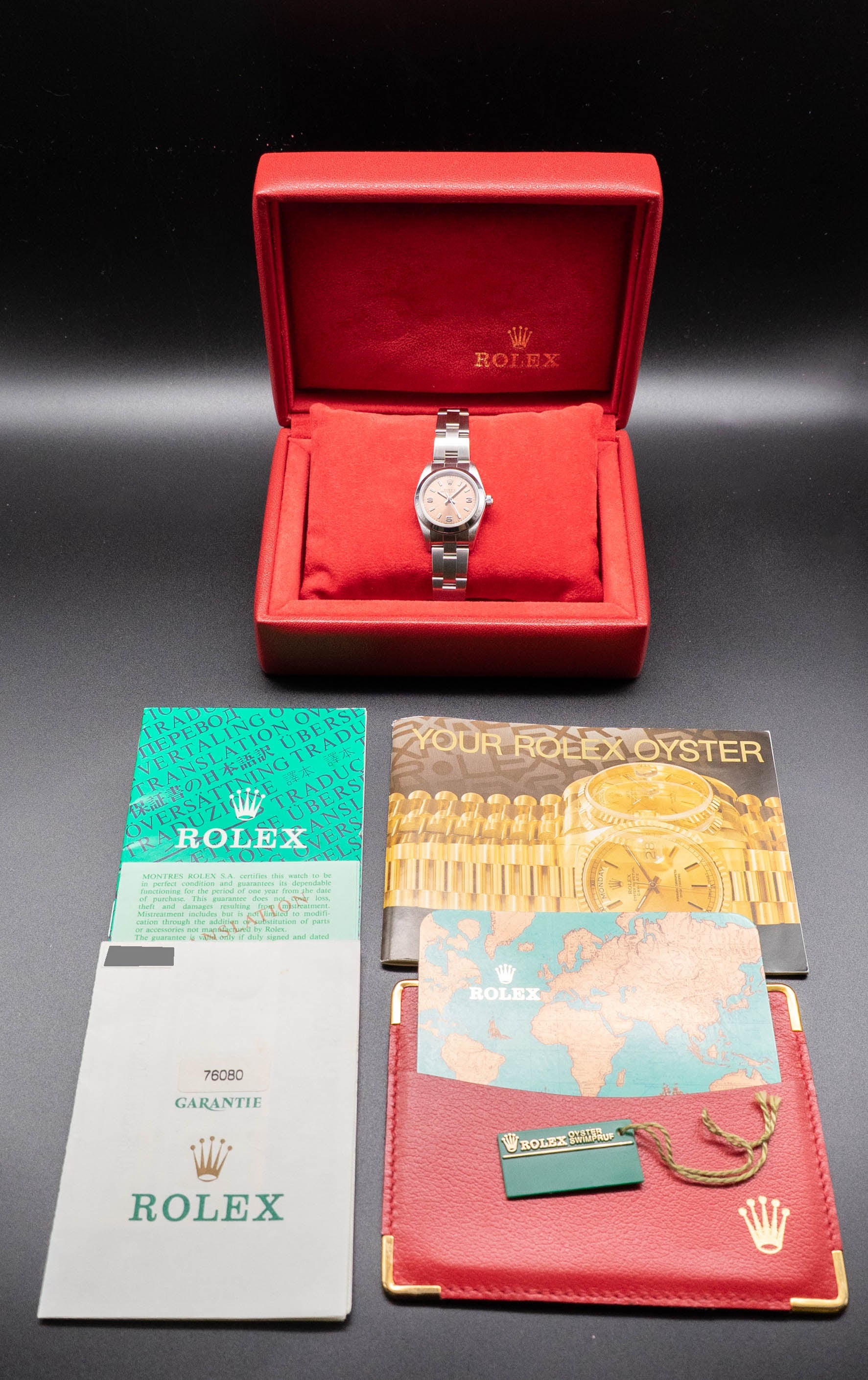 Rolex Oysterdate 76080 Fullset 2000 Scatola+carteggiatura