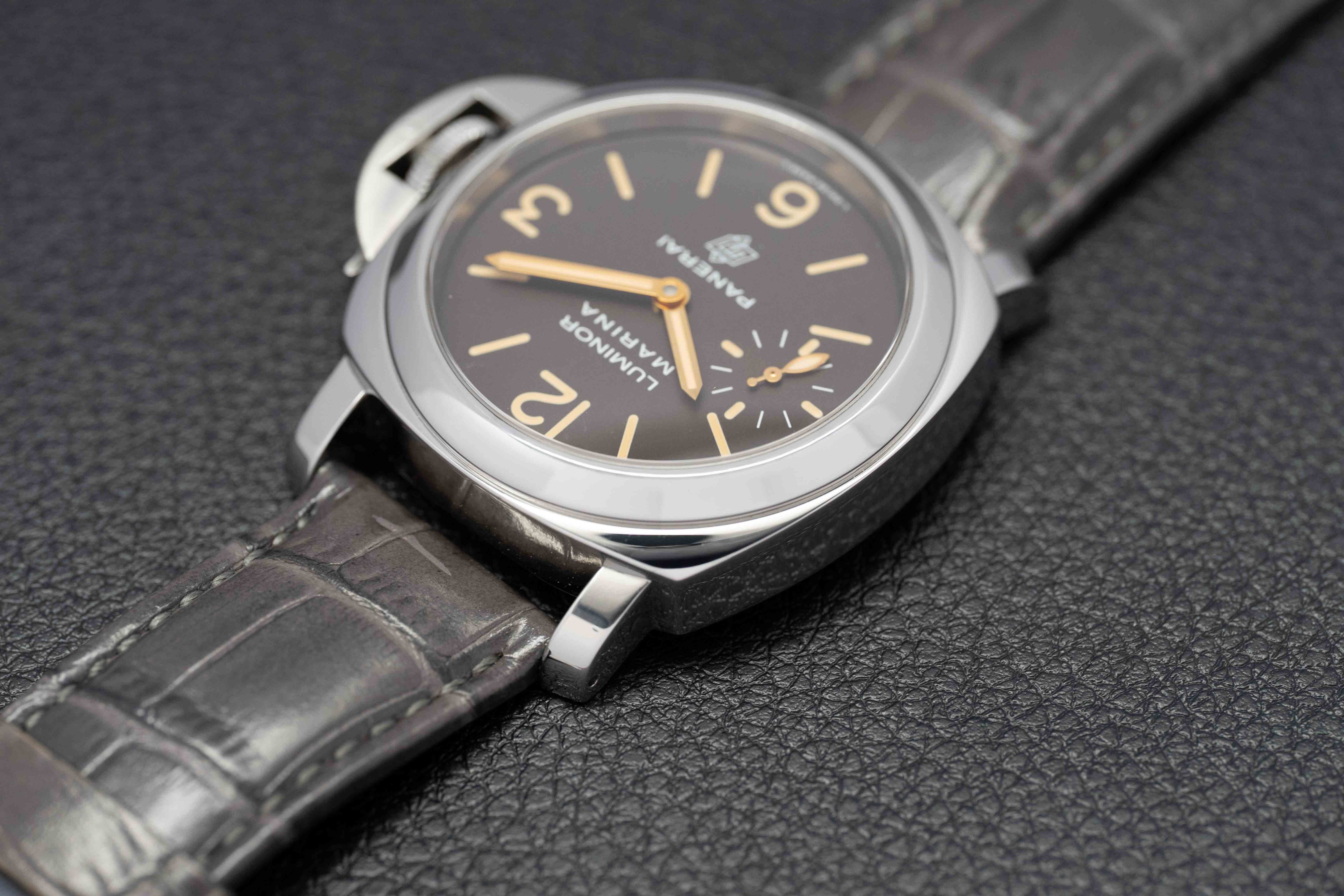 Panerai Luminor Marina 8 Days PAM00632 Cadran noir, avec papiers, 2016